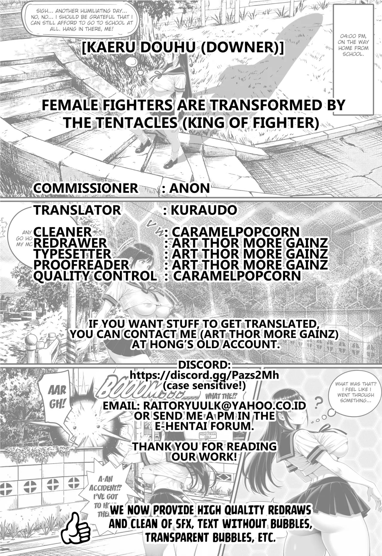 [Kaeru Douhu (Downer)]Female Fighters are Transformed by the Tentacles(King of Fighter) [English] [Kuraudo] Page 42