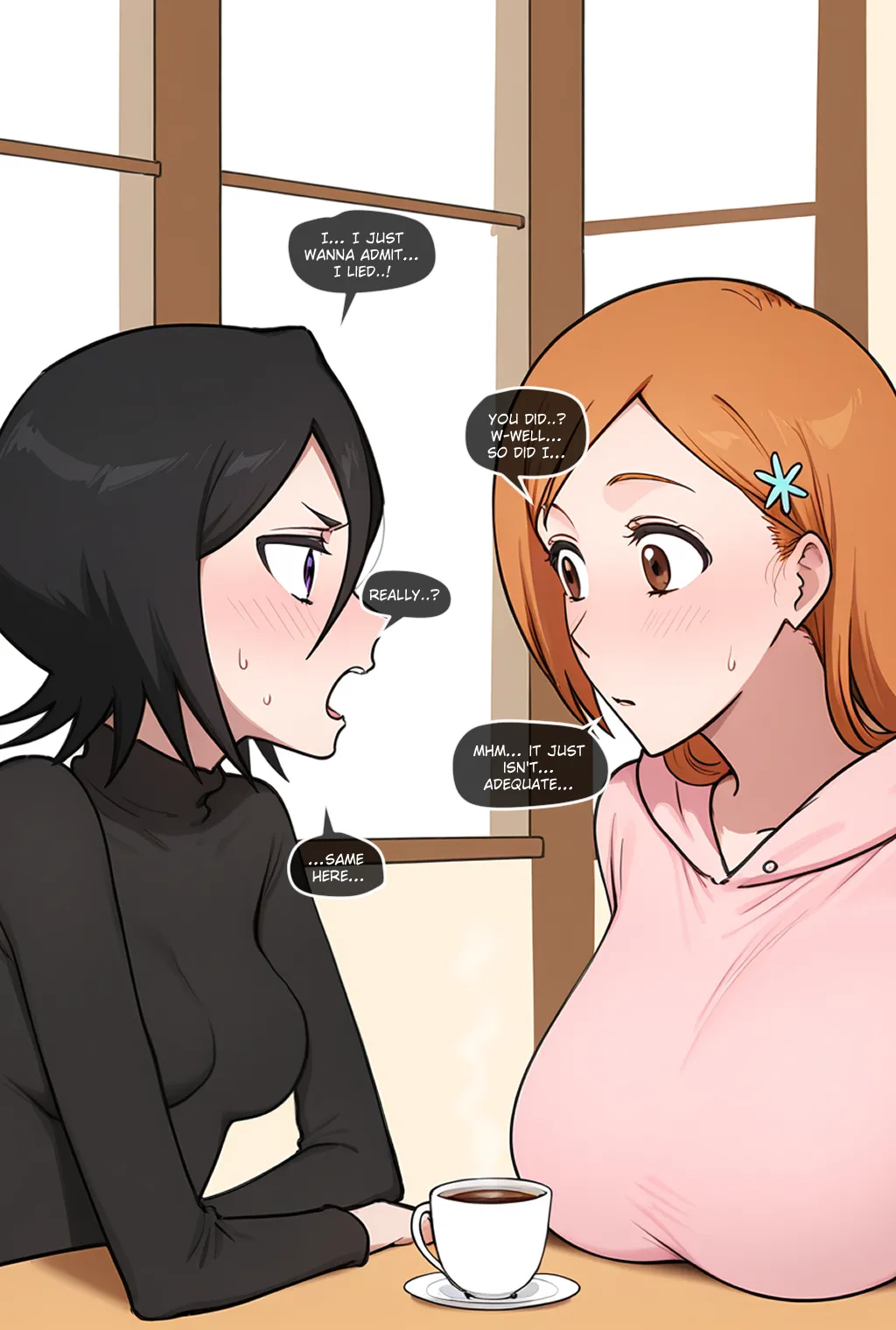 [Coiefen]Orihime & Rukia BBC NTR FULL[AI Generated] Page 4