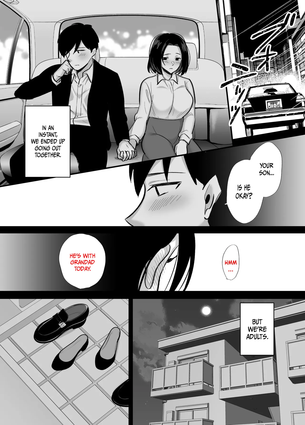 [Botamochi]Kachiki na Single Mother to Dosukebe Netsuai Seikou | Dirty and Passionate Sex with a Single Mother 1[English] Page 14