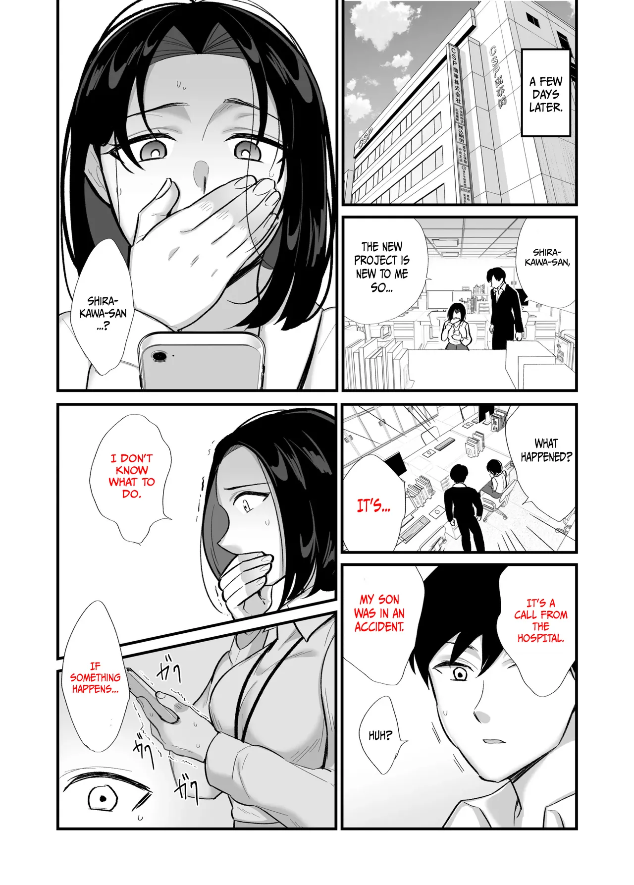 [Botamochi]Kachiki na Single Mother to Dosukebe Netsuai Seikou | Dirty and Passionate Sex with a Single Mother 1[English] Page 9