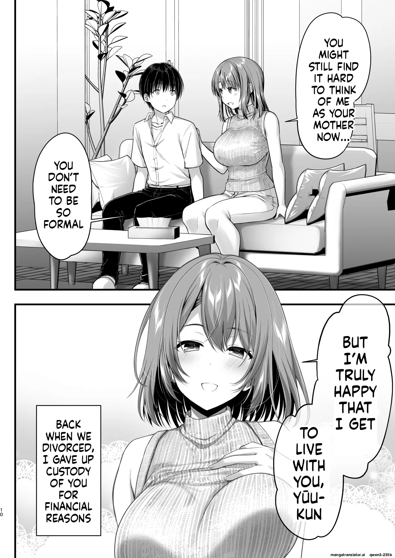 Kon'na Sukebena Karada de Hahaoya wa Muridaro! Muboubi sugiru Haha de Nuki makuru Hibi Remake[MTL] Page 10