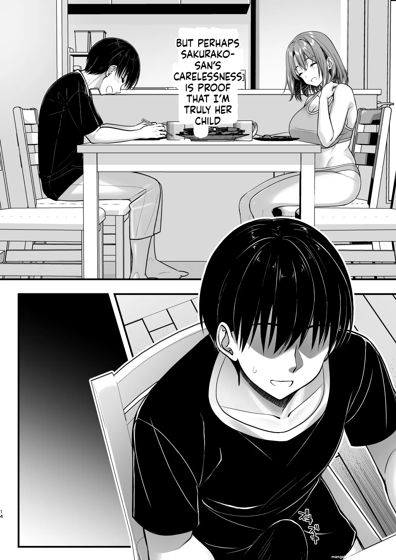 Kon'na Sukebena Karada de Hahaoya wa Muridaro! Muboubi sugiru Haha de Nuki makuru Hibi Remake[MTL] Page 14