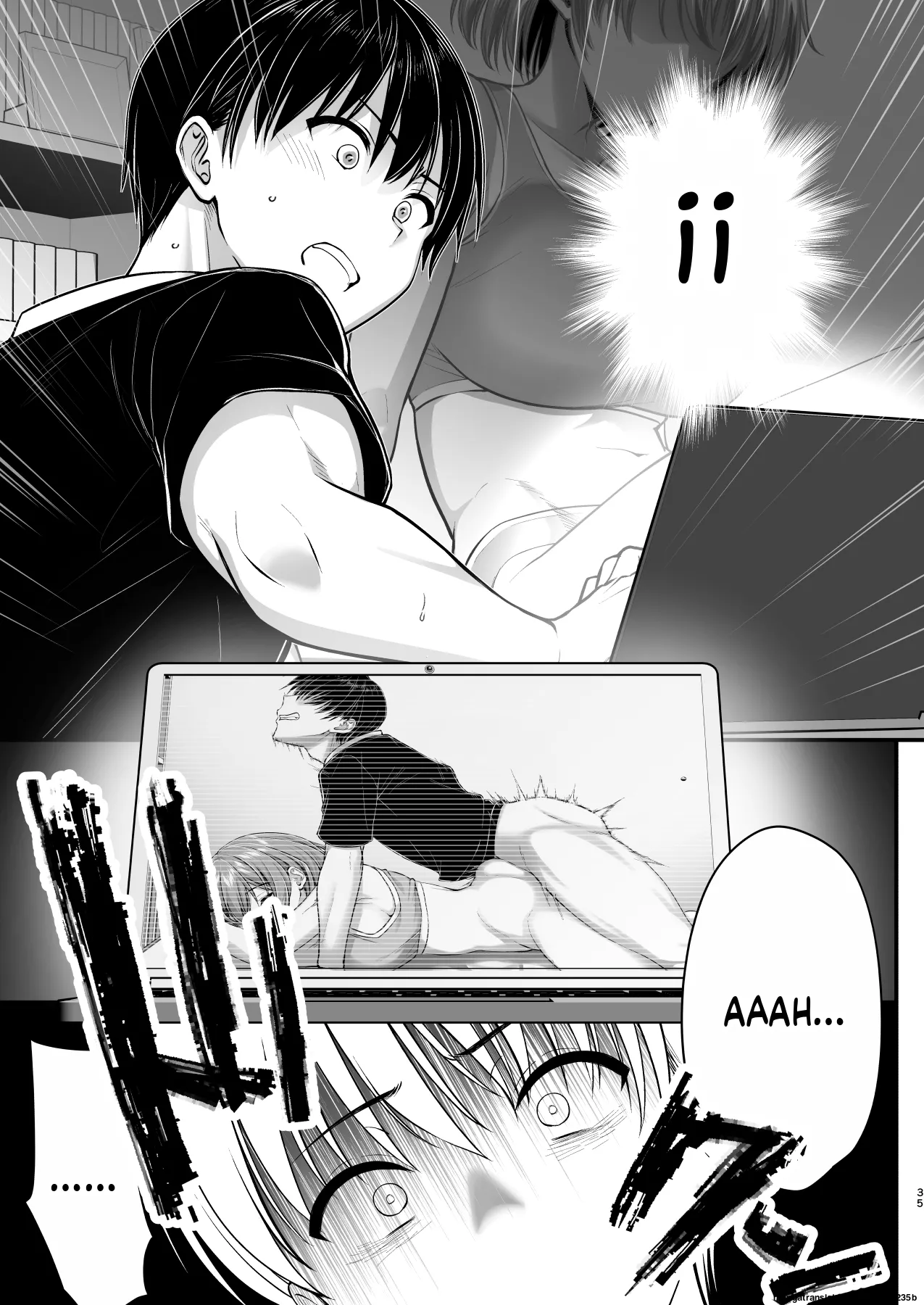 Kon'na Sukebena Karada de Hahaoya wa Muridaro! Muboubi sugiru Haha de Nuki makuru Hibi Remake[MTL] Page 35