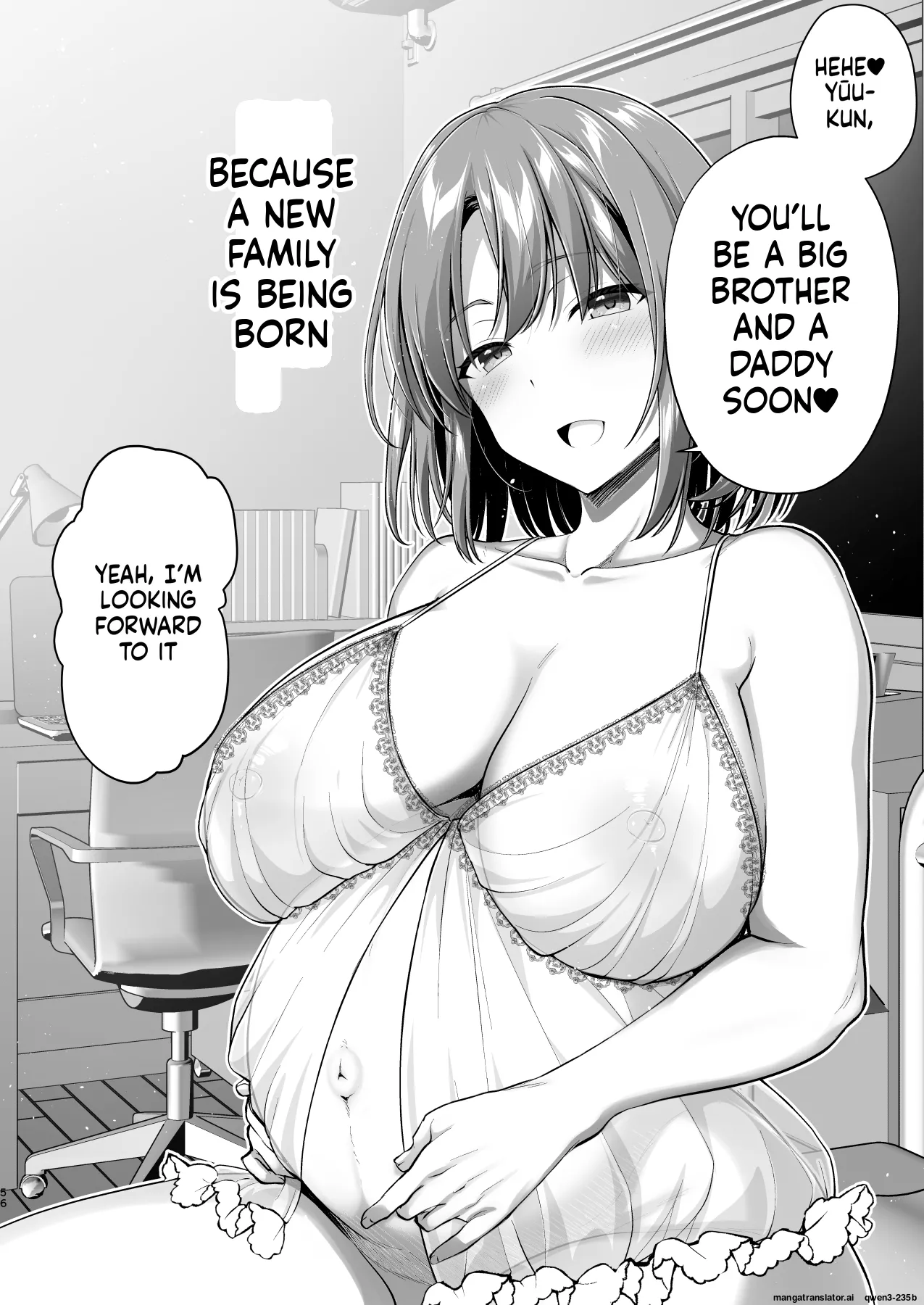 Kon'na Sukebena Karada de Hahaoya wa Muridaro! Muboubi sugiru Haha de Nuki makuru Hibi Remake[MTL] Page 56