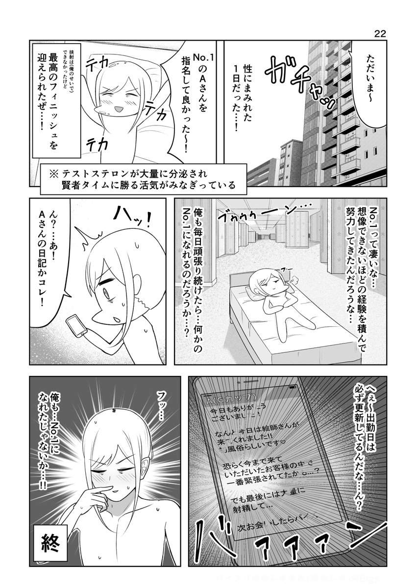 [bigs]Zurikichi Minarai ga G-cup Oneesan ni Paizuri Shite Moratta Repo Manga Page 22