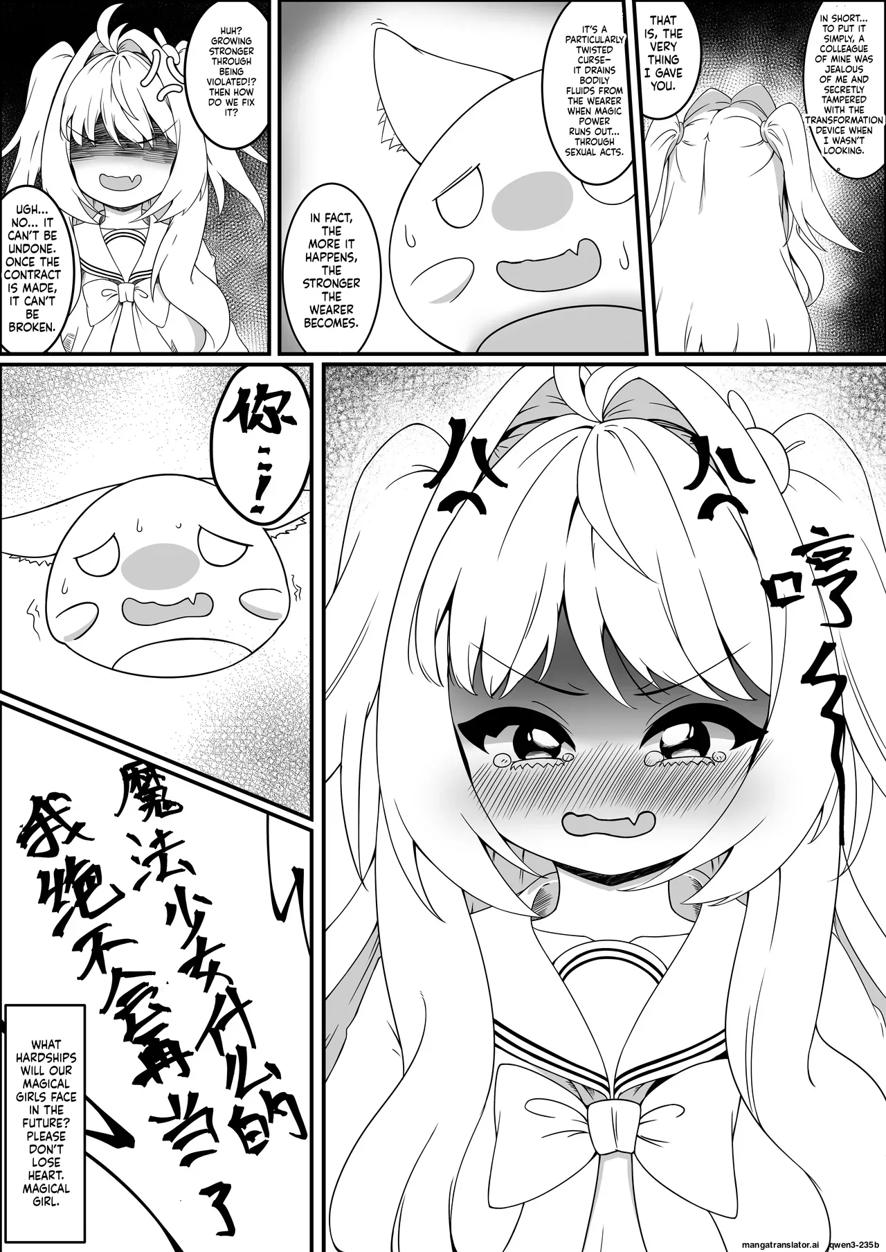[Anission (Hoshinoya)]Ero-kei Mahou Shoujo J-kei ~Shokushu-fuku no Kousoku Choukyou~[English] [SCANMTL] [Digital] Page 32