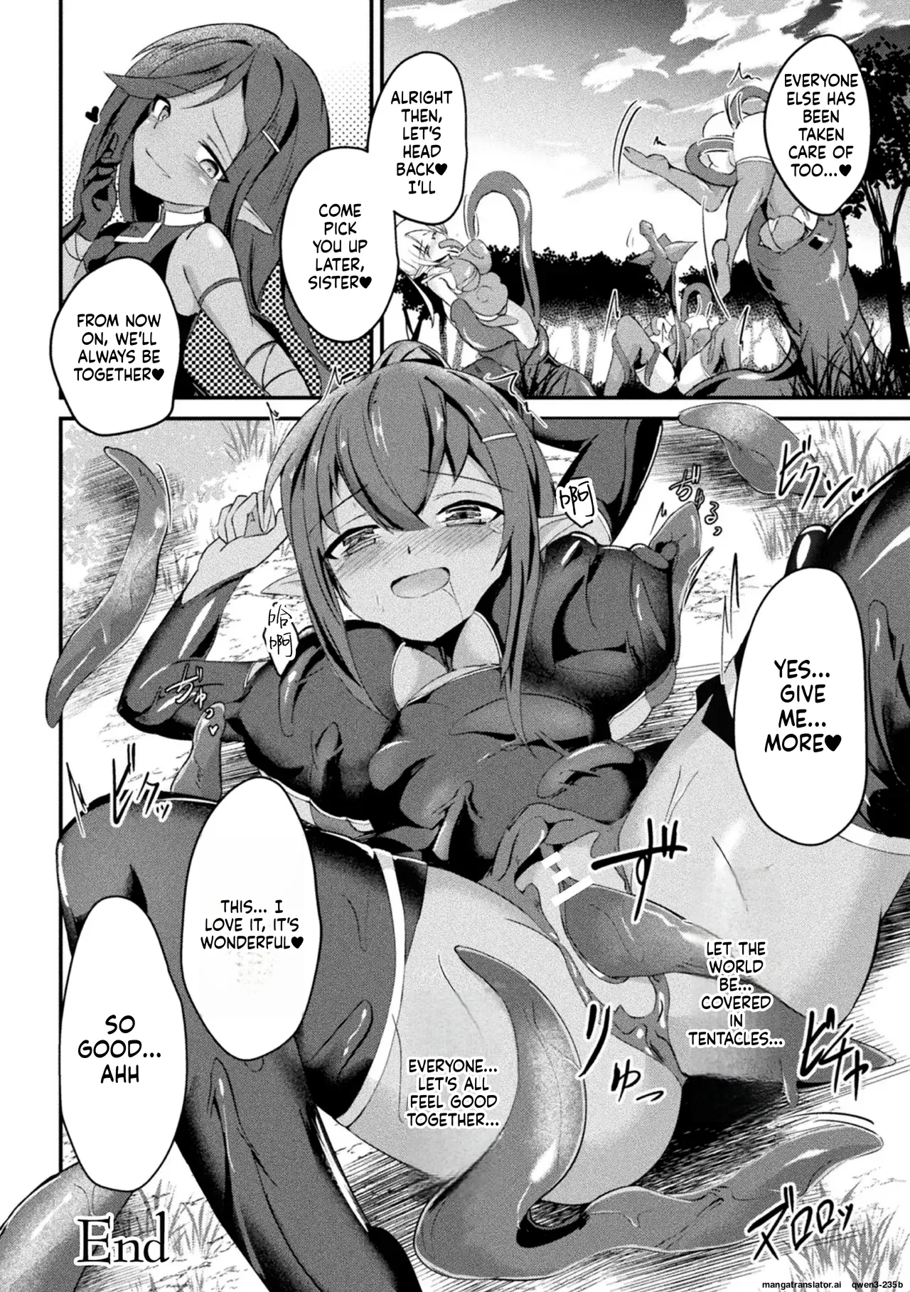 [Aoba Soyogi]Suigeki no Cattleya ~Midaresaku Naedoko no Elf Kenshi~(2D Comic Magazine Akuochi Shokushufuku Vol.1)  [Digital] (SCANMTL) Page 22