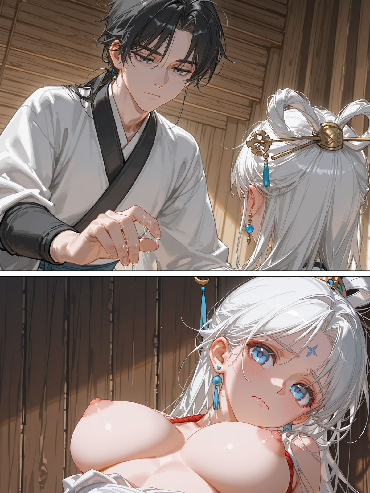 [加页完整版]雪山素女（八）· 剑缘篇[落花入梦] [AI Generated] Page 16