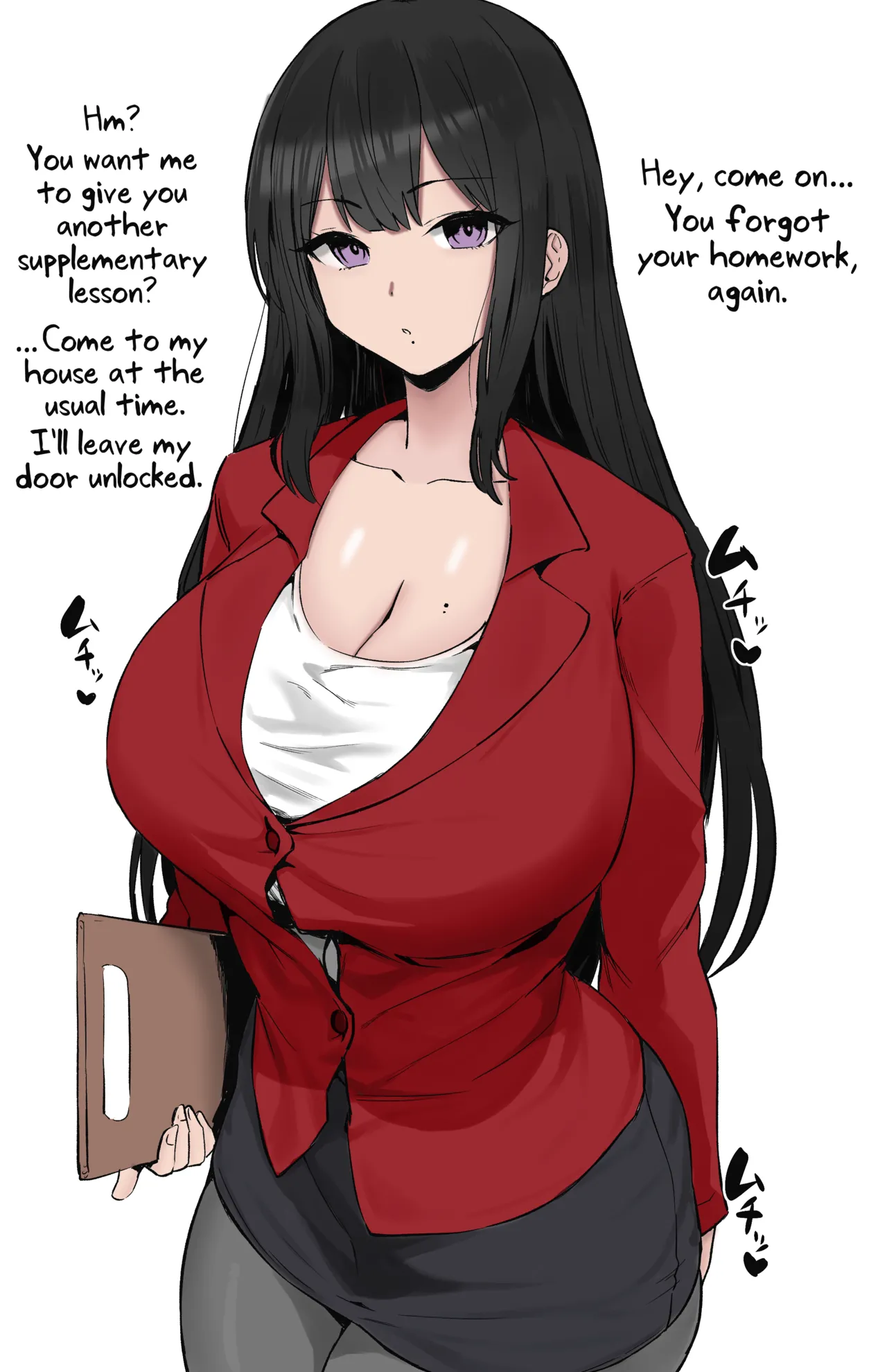 [Hotate-chan]Muchimuchi Sensei | Voluptuous Teacher[English] [SaLamiLid] [Colorized] Page 8