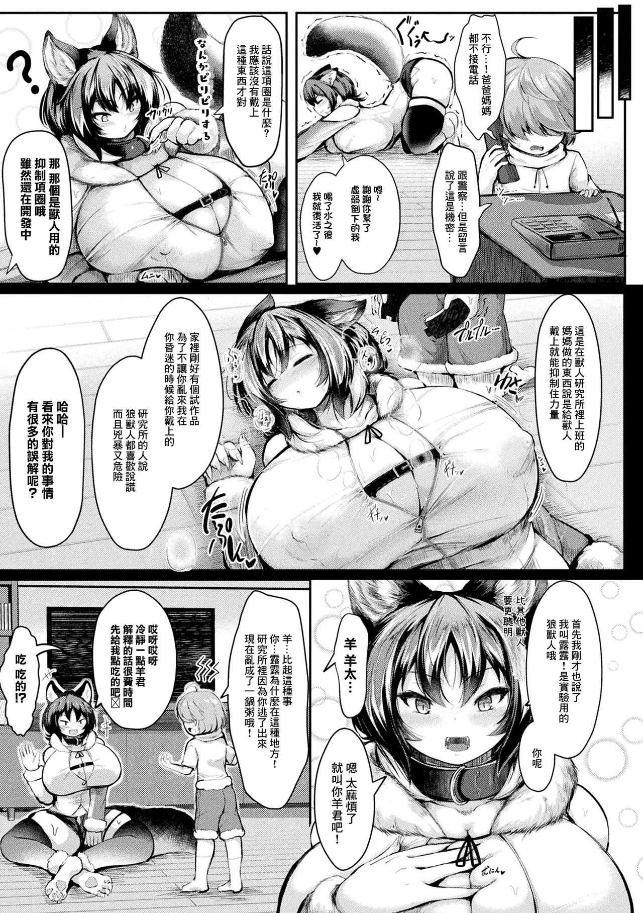 [Ginzake]Dekkai Mochimochi Ookami wa Itazura Daisuki Onee-san(COMIC Unreal The Best Gensou Paizuri Collection) [Chinese] [Digital] Page 3