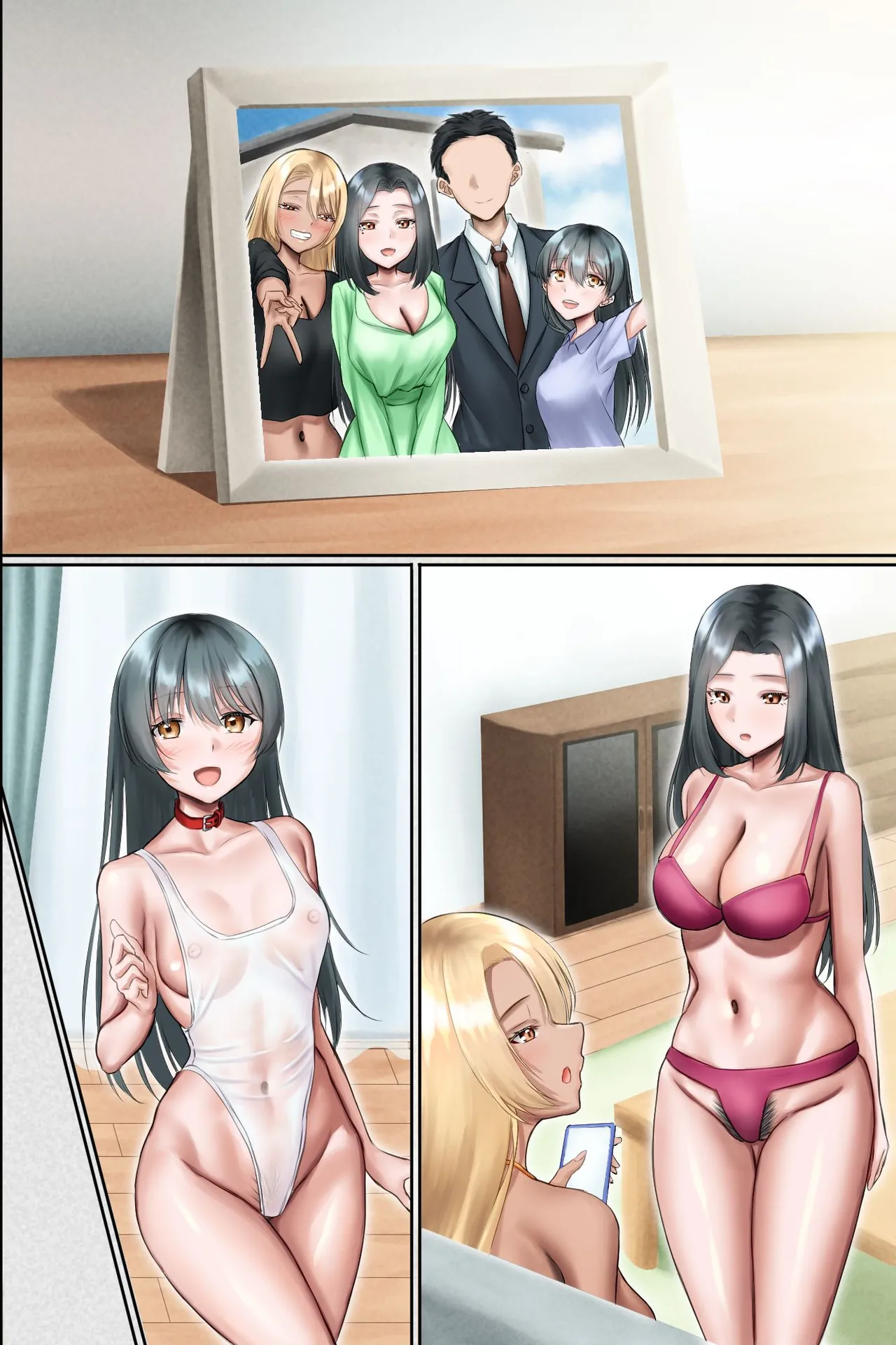 [Hot Milk]Otto Kounin NTR Tanetsuke -Mazo Otto ni Kongan Sarete Bijin Hahah Nusume wo Tanin Seishi de Haramase Makuru Musekinin Nakadashi Harem- Page 50