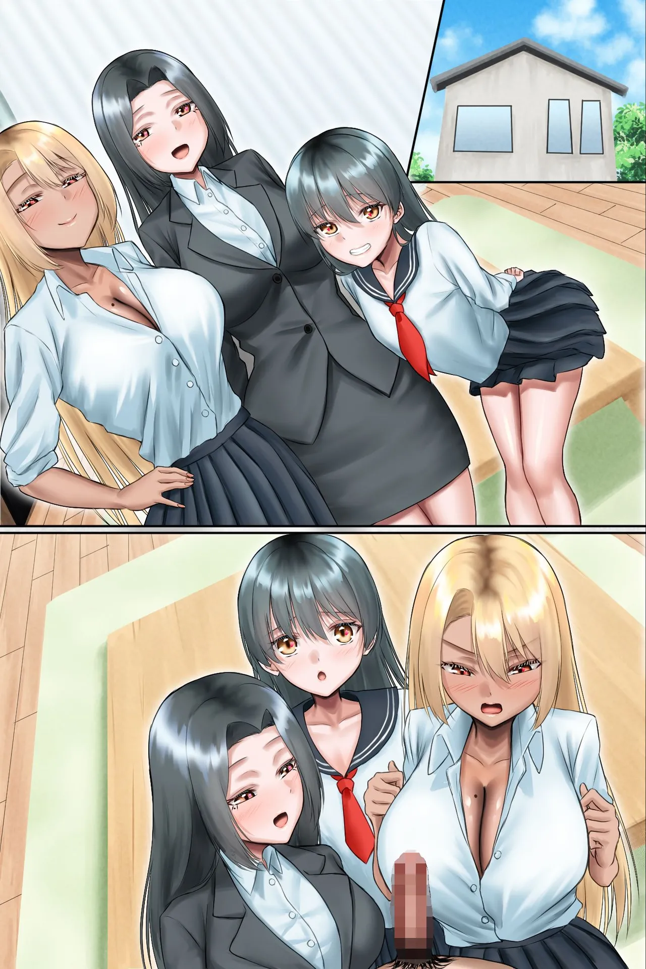 [Hot Milk]Otto Kounin NTR Tanetsuke -Mazo Otto ni Kongan Sarete Bijin Hahah Nusume wo Tanin Seishi de Haramase Makuru Musekinin Nakadashi Harem- Page 81