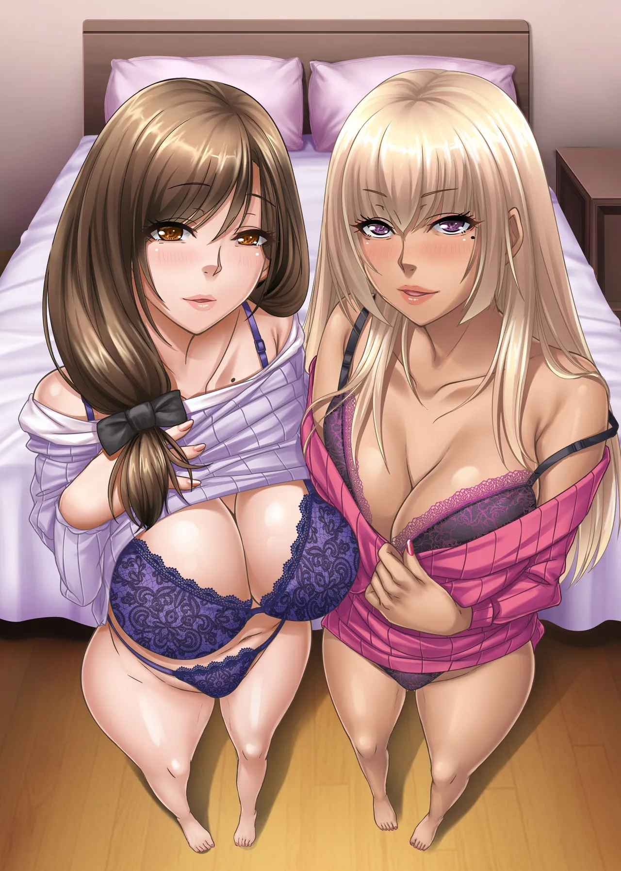 [Hot Milk]Tonari Hitozuma-tachi ga Yuuwaku Shite Kuru Ken. Bitch Hitozuma Darake no Mansion de Sakusei Haramase Josei Yuui Harem Page 2