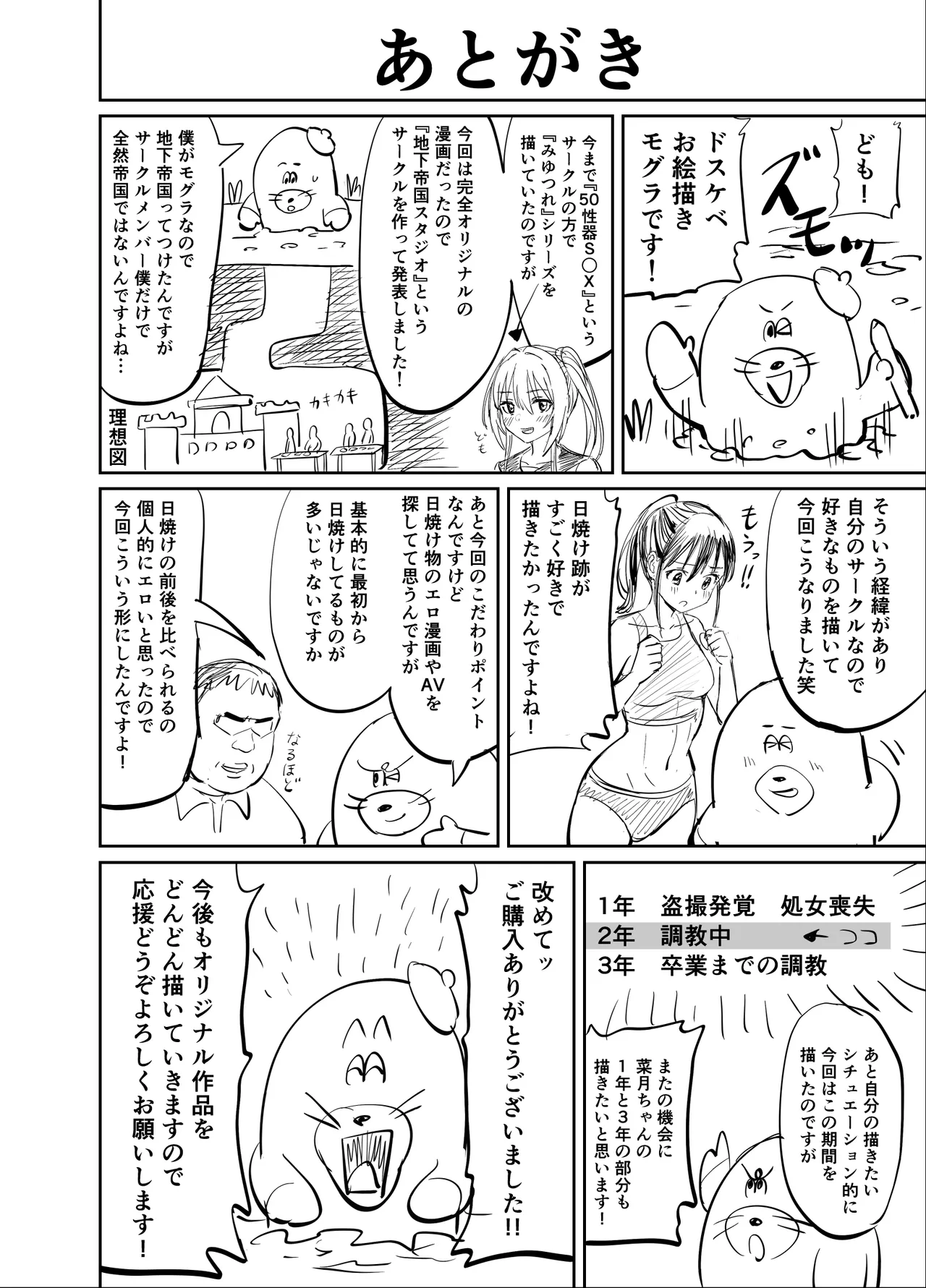 [Underground Empire Studio (Dosukebe Oekaki Mogura)]Nenchaku Hanzai Oshi-katsu!! ~Gachi Oshi Rikujoubu JK wa Ore Senyou Onaho~ Page 48