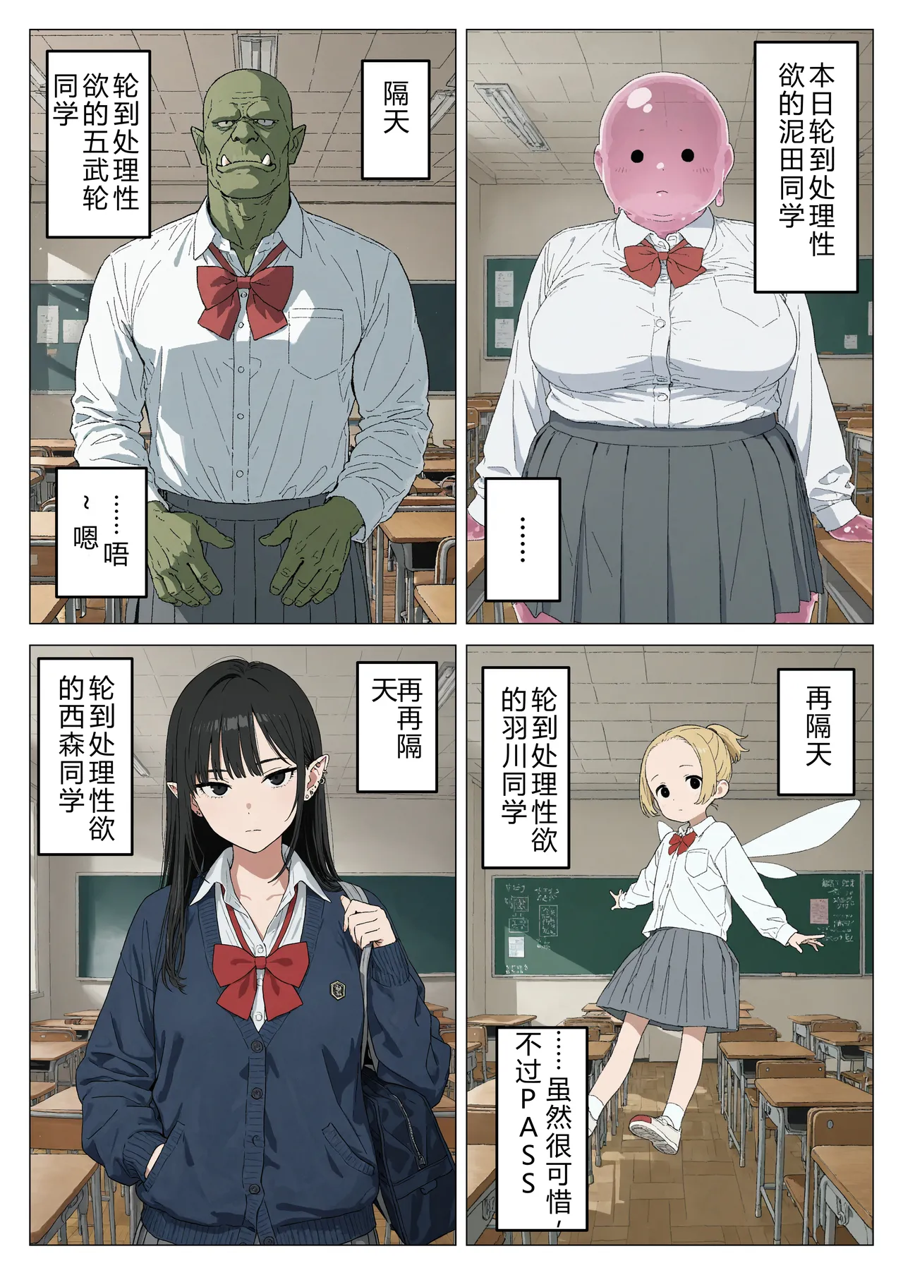 [Minuki Creating Machine]Boku no Seiyoku Shori Gakari ni, Kurokami Gal Elf ga Ninmei Sareta Hanashi[Chinese] [AI翻译+人工润色] [Decensored] Page 35