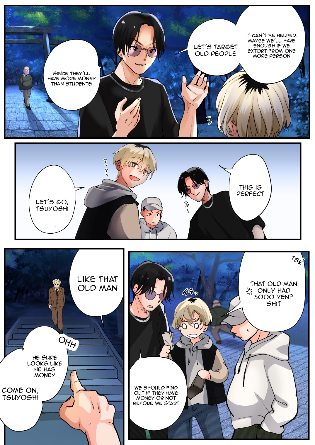 [Amuai Okashi Seisakusho (Kaiware Daikon, Tsukumaru)]Mukui wa TS Shinbatsu! Furyou Shounen-tachi no Matsuro Page 4