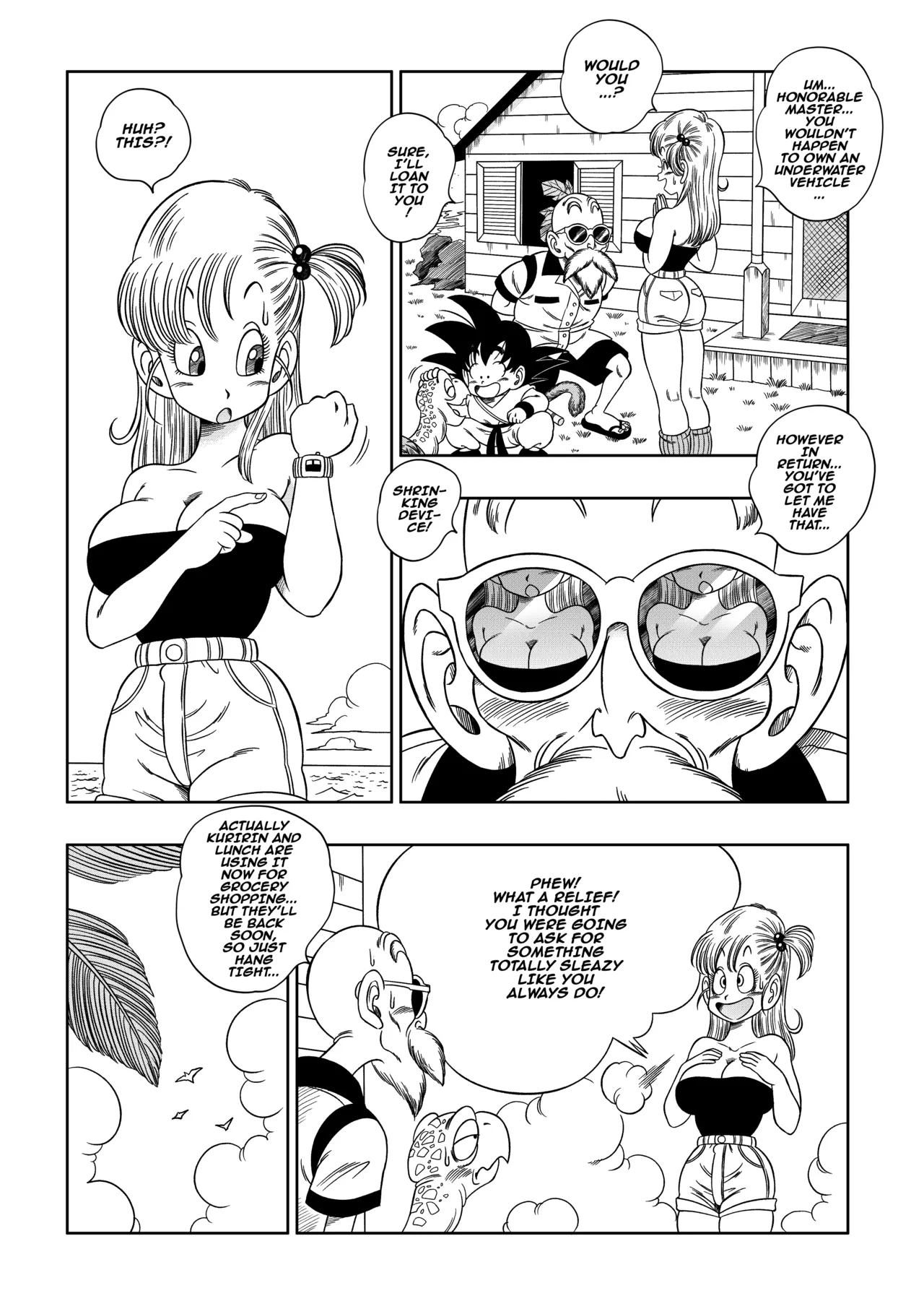 [Yamamoto]Kame Toilet(Dragon Ball) [English] [Decensored] Page 4