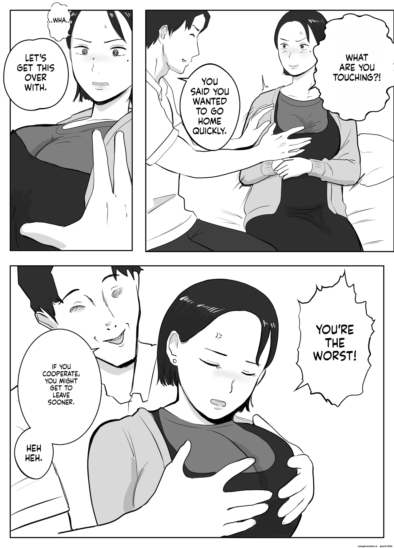 [Bad End Dreamer]Netorarensa 3 Saikou ni Aishou no ii Otoko[MTL] Page 32