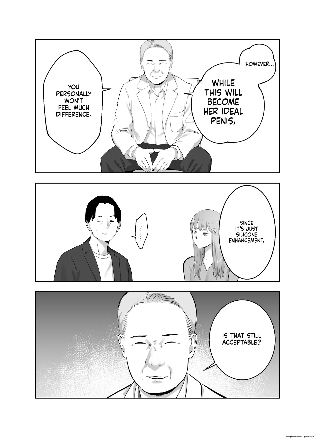 [Bad End Dreamer]Netorarensa 3 Saikou ni Aishou no ii Otoko[MTL] Page 59
