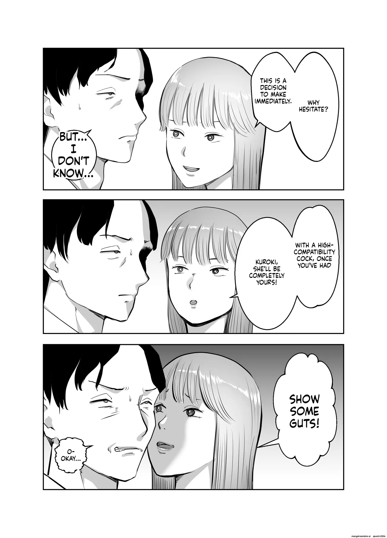 [Bad End Dreamer]Netorarensa 3 Saikou ni Aishou no ii Otoko[MTL] Page 60