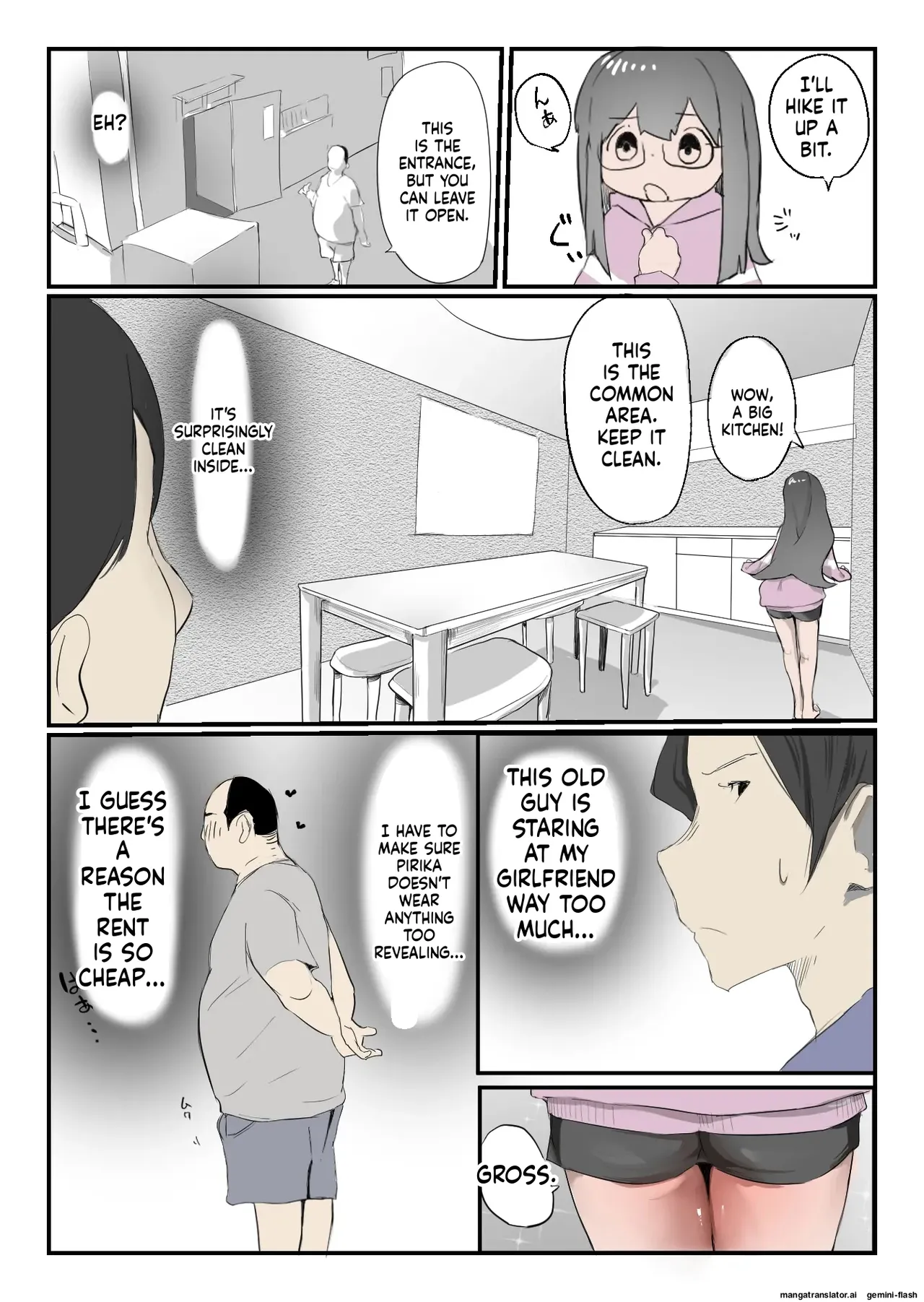 [Negiosu (Neiba)]Yasui Share House de Kanojo ga Nerawareru Hanashi | The Story of a Girl Targeted at a Cheap Share House[English] Page 5