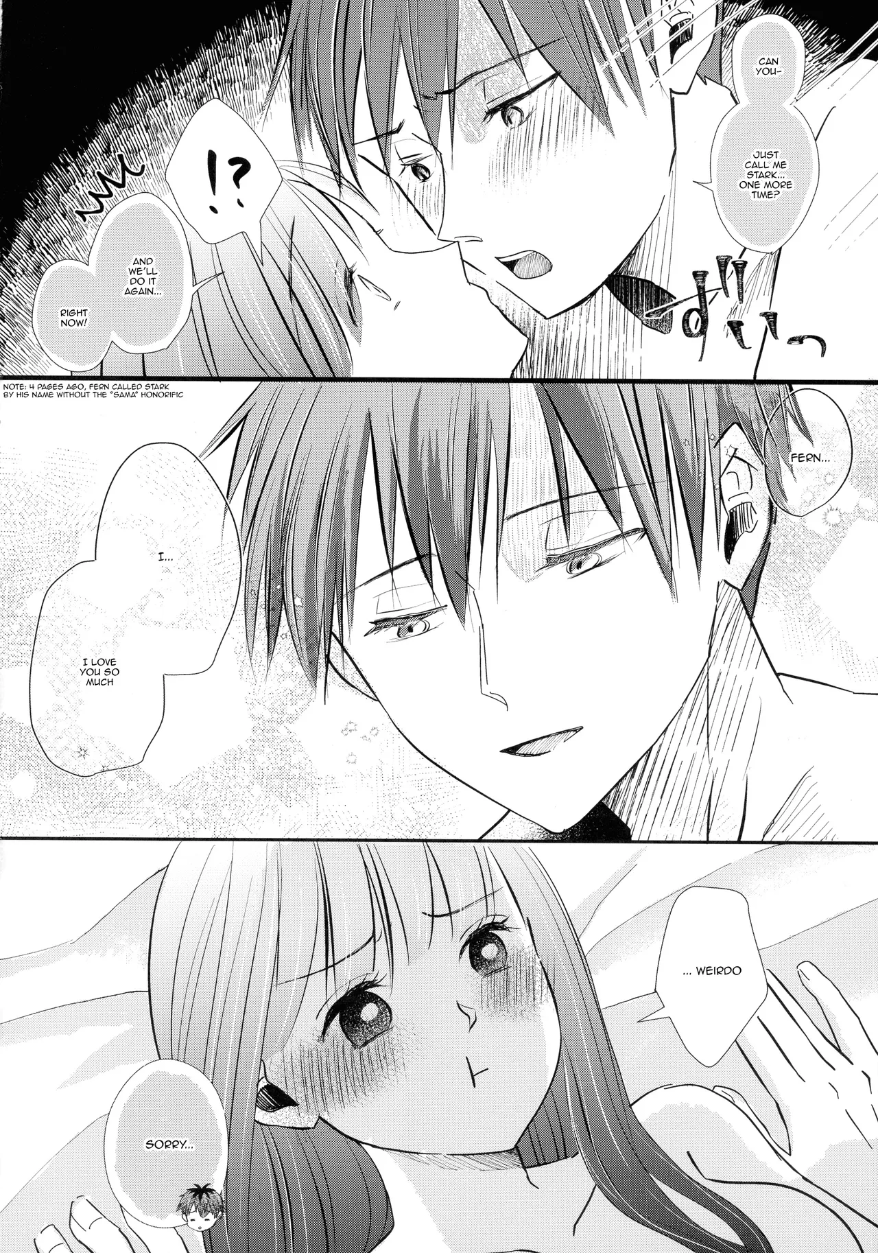 (C106) [Sandone (Yu-ki)]Kimi ni Fure, - Feeling you will change everything.(Sousou no Frieren) [English] [kireiTL] Page 39