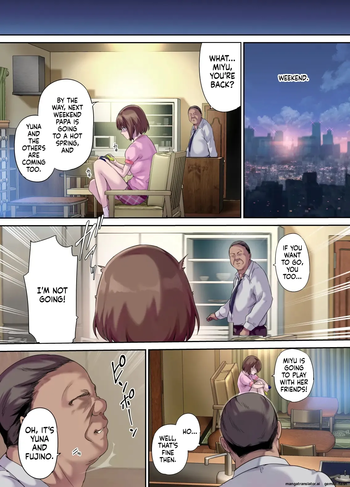 [Kisei Toukyoku (Richard Bahman)]Daddy's Bedroom is a Hangout For His Daughter's Friends 2: New Friends[English] [MTL] Page 38