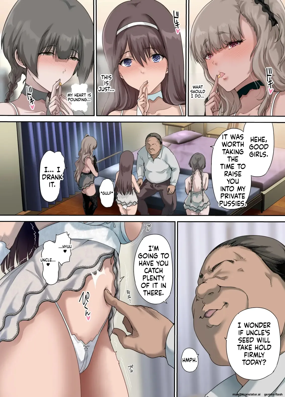 [Kisei Toukyoku (Richard Bahman)]Daddy's Bedroom is a Hangout For His Daughter's Friends 4: Breeding[English] [MTL] Page 25