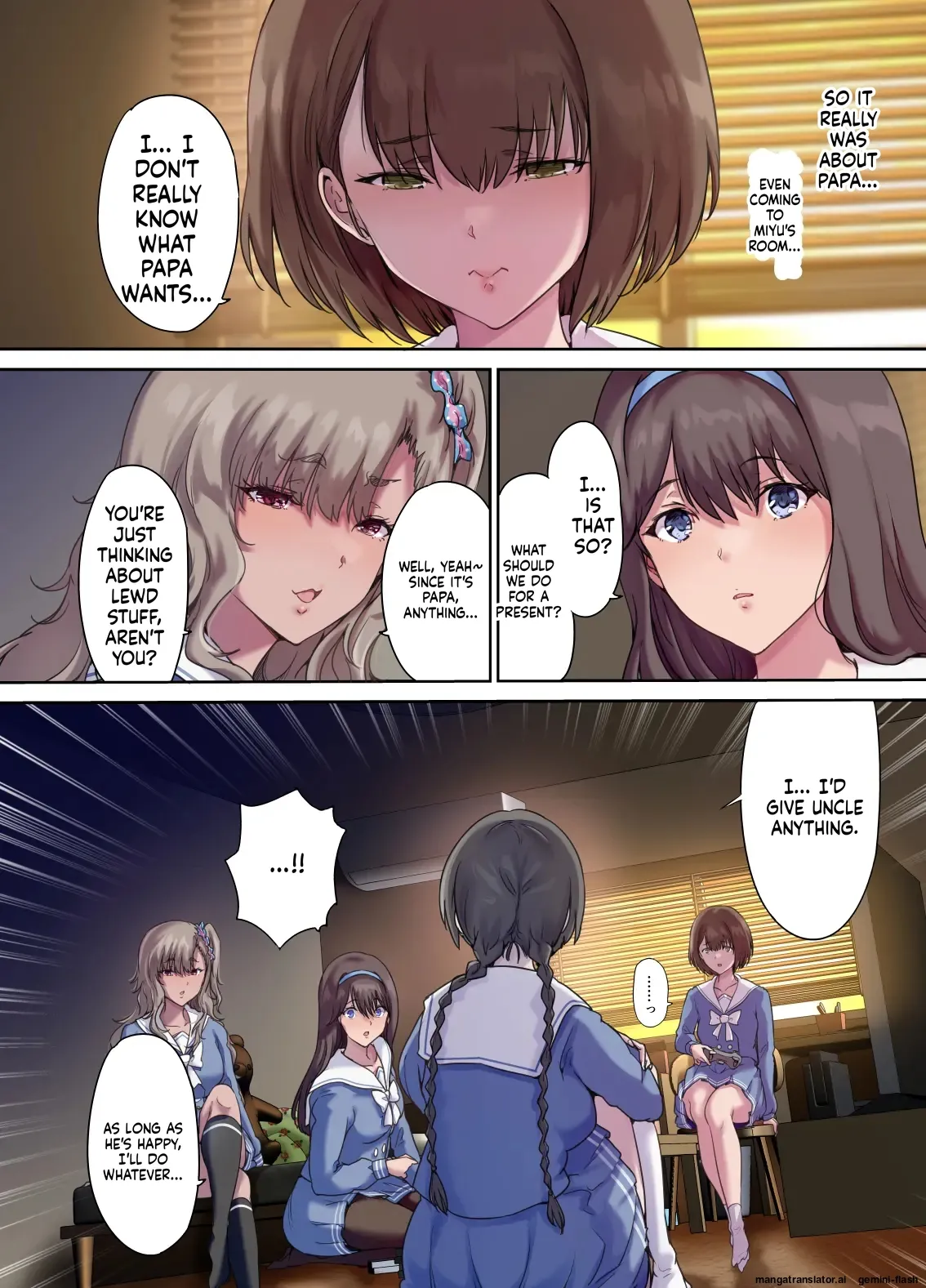 [Kisei Toukyoku (Richard Bahman)]Daddy's Bedroom is a Hangout For His Daughter's Friends 4: Breeding[English] [MTL] Page 3