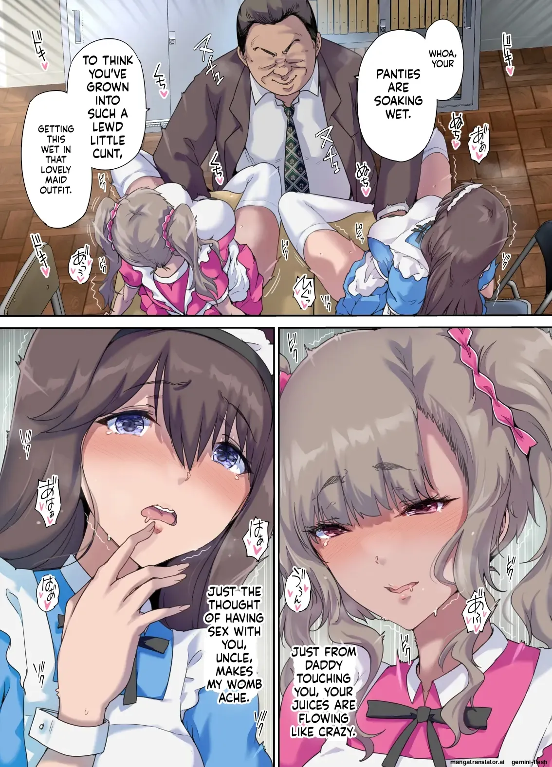 [Kisei Toukyoku (Richard Bahman)]Daddy's Bedroom is a Hangout For His Daughter's Friends 5: Pregnancy Report[English] [MTL] Page 34