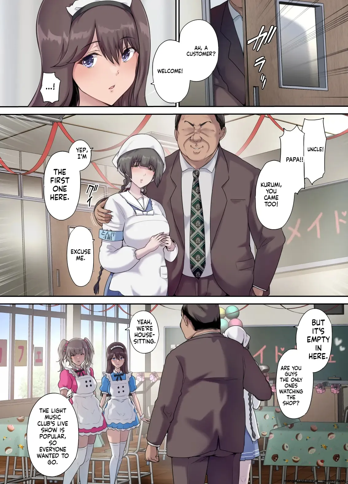 [Kisei Toukyoku (Richard Bahman)]Daddy's Bedroom is a Hangout For His Daughter's Friends 5: Pregnancy Report[English] [MTL] Page 7