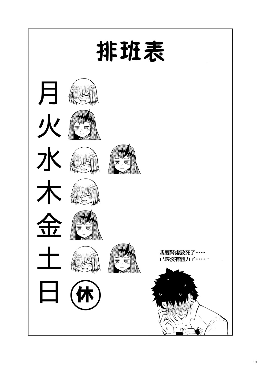 [FuraFura Toxin (Arano Oki)]Shinmai Master to Toriko (no Gojitsudan-teki na 3-ji Sosaku Mitai na Hon) | 新手御主和妖崔(⋯⋯類似於後日談的3次創作的本本) (Fate/Grand Order) [Chinese] [Digital] Page 13