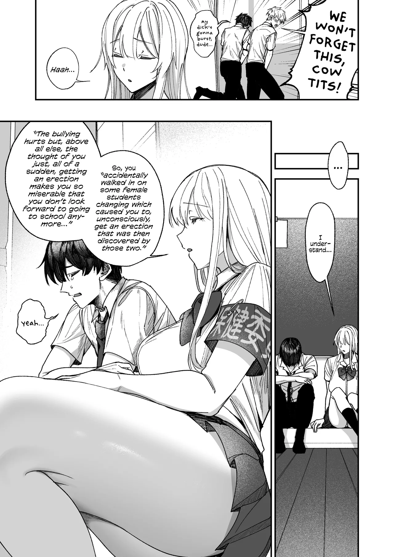 [Getsumatsu (Shuumatsu)]Seiso-kei Hoken Iin wa Ijou ni Yasashii | That Playful Health Committee Member Is Weirdly Kind[English] [Cookie Cruncher] Page 4