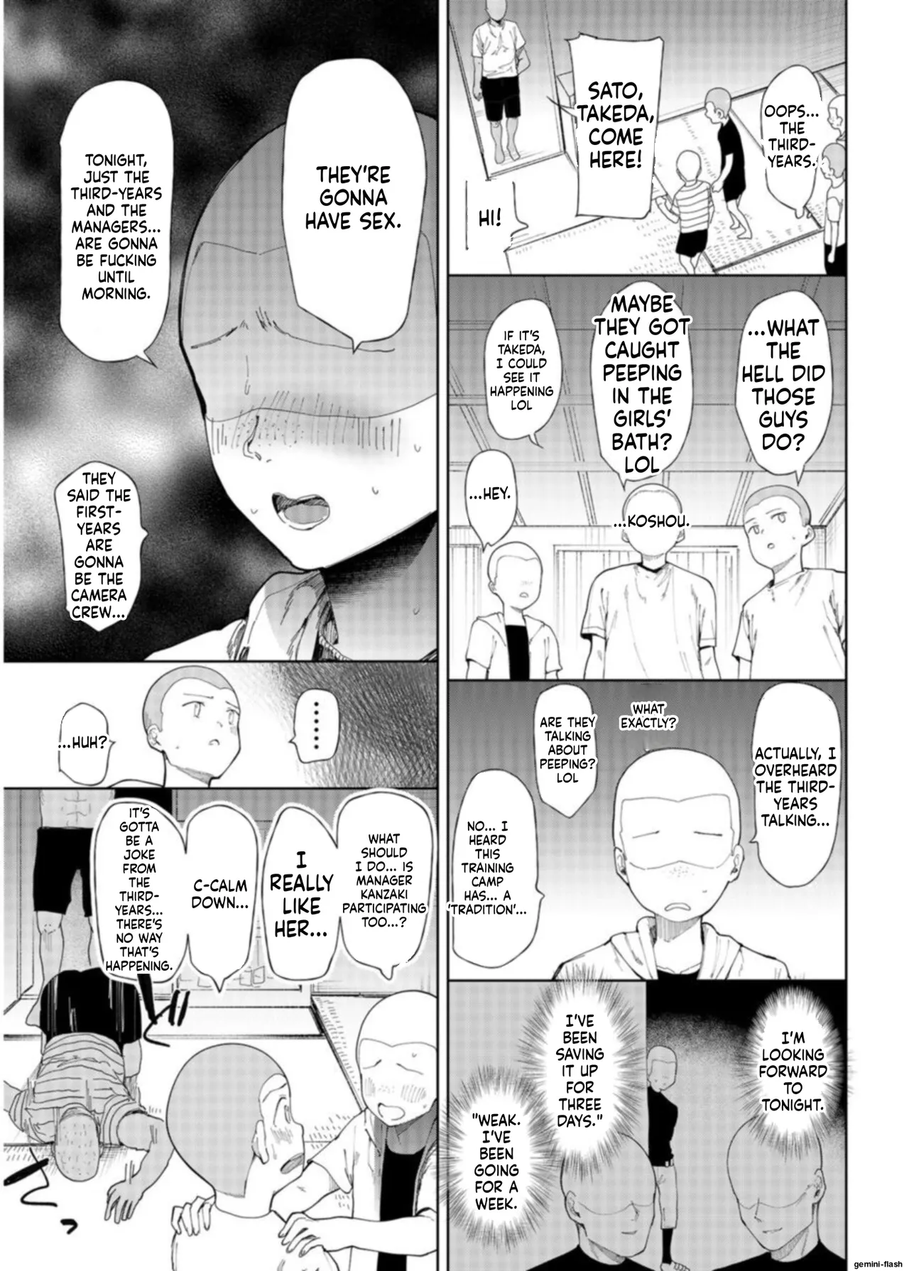 [Doemutan]〇□Academy Baseball Club ~ Female Managers Impregnated During Summer Training Camp[Chapter 1-7] Page 6