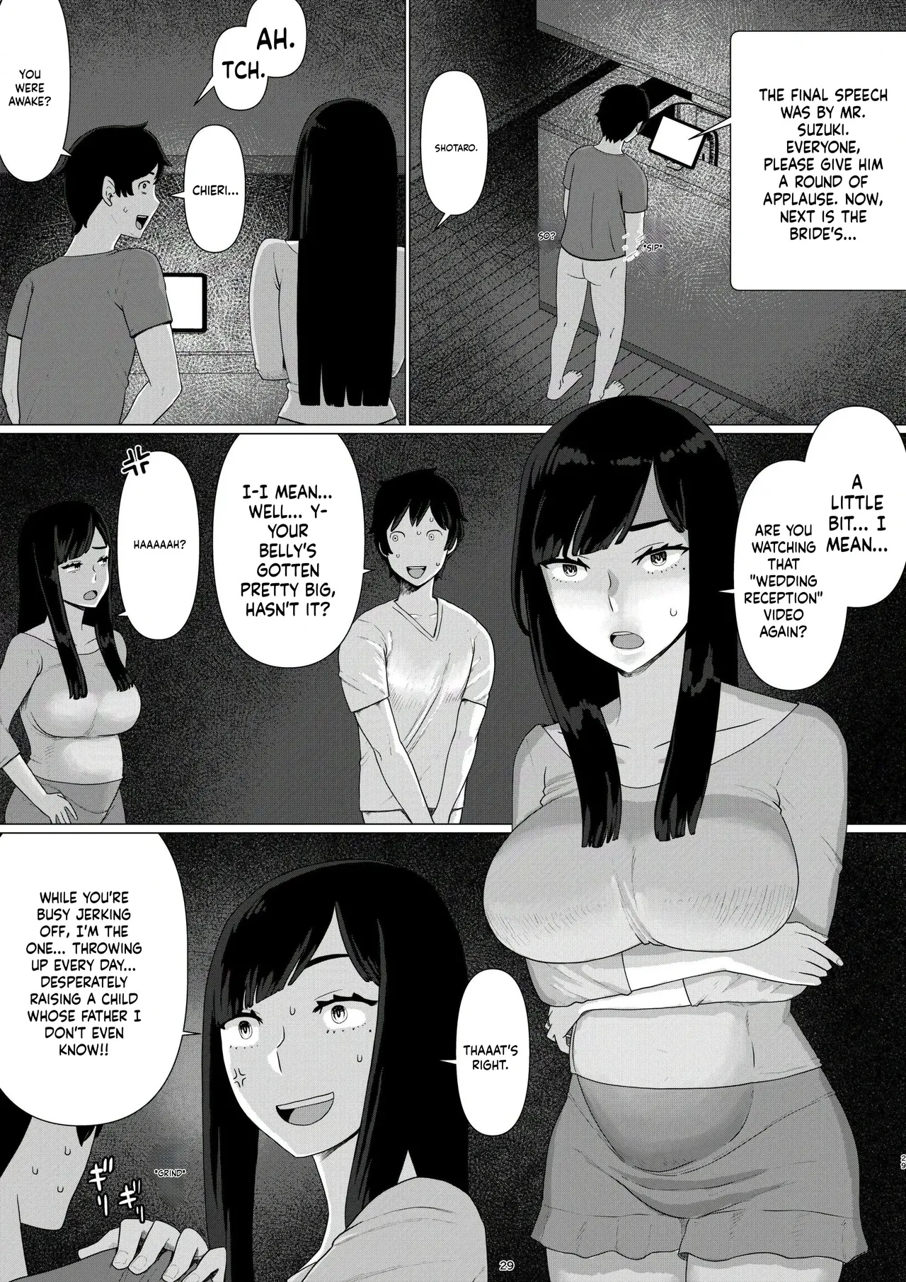 Chieri Can't Lose! 3 -A Perverted Toilet Wife Who Will Get Fertilized with Anyone's Sperm with Her Husband's Approval- Volume 6 Page 30