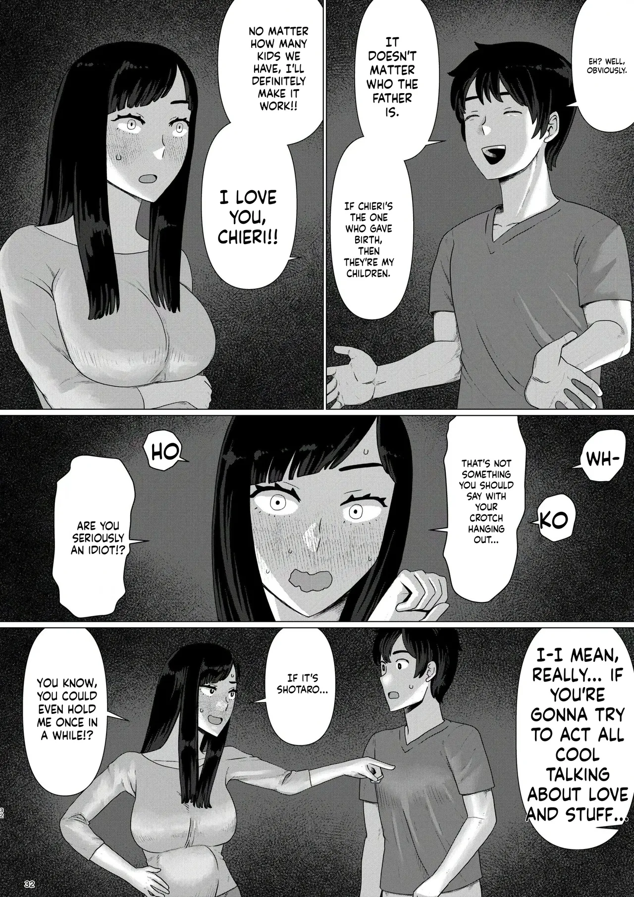 Chieri Can't Lose! 3 -A Perverted Toilet Wife Who Will Get Fertilized with Anyone's Sperm with Her Husband's Approval- Volume 6 Page 33