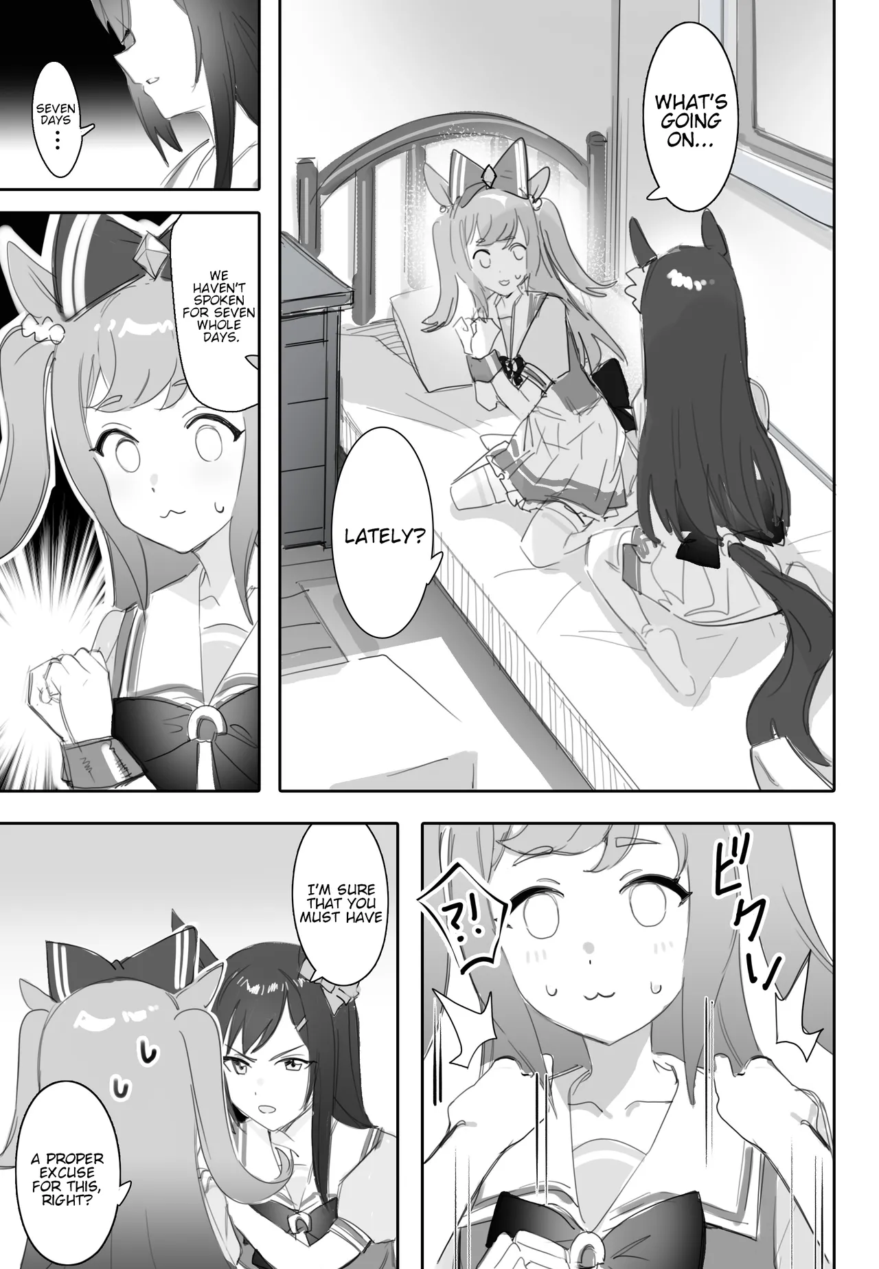 [Awei]Tagai ni Kasoku suru Kodou | Hearts Racing in Sync(Uma Musume Pretty Derby) [English] Page 8