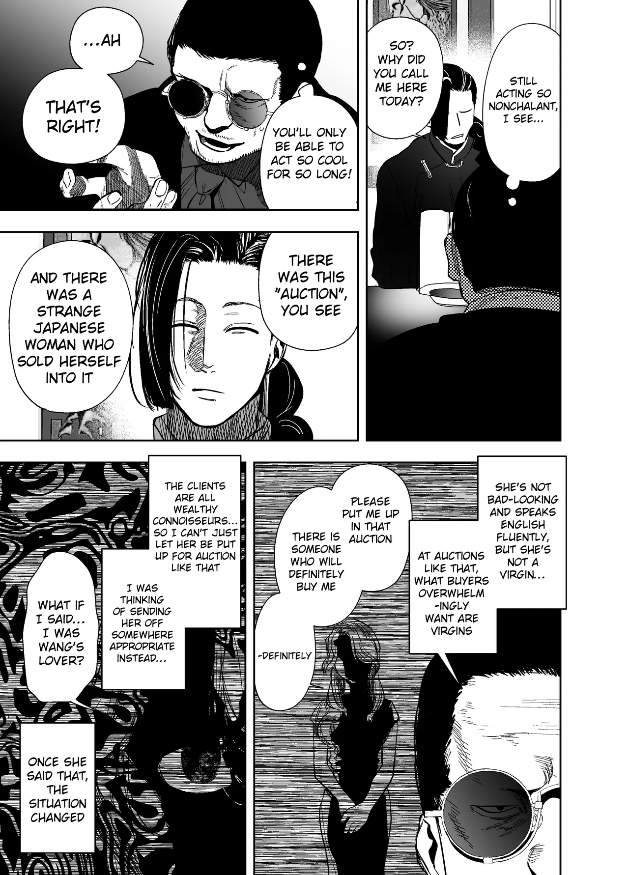 [Sakiccho dake! (Hotta Ahan)]Shinshoku -Yami Auction de Otosareta Saki wa, Chuuka-kei Mafia no Moto Ijimekko deshita- | The one who won the bid for me at the underground auction turned out to be a Chinese mafia boss[English] Page 5