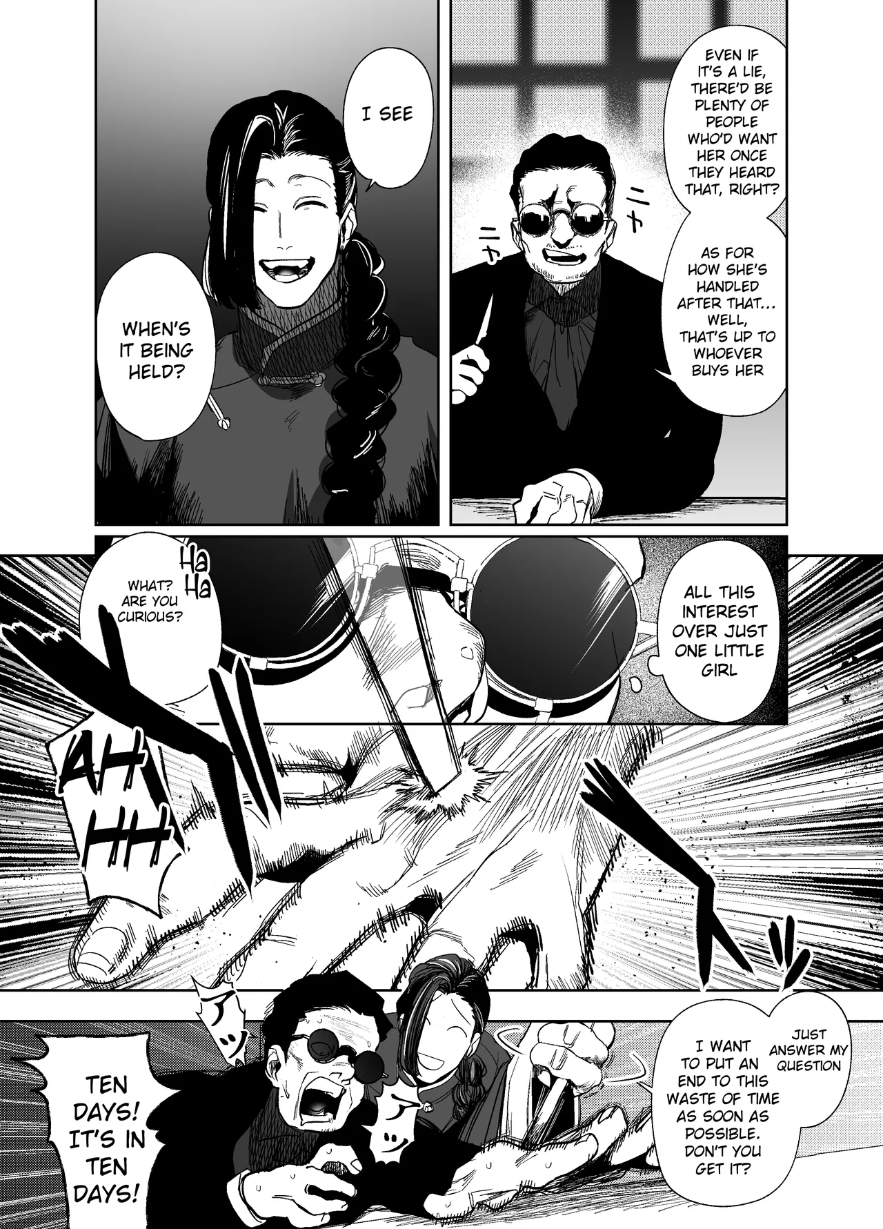 [Sakiccho dake! (Hotta Ahan)]Shinshoku -Yami Auction de Otosareta Saki wa, Chuuka-kei Mafia no Moto Ijimekko deshita- | The one who won the bid for me at the underground auction turned out to be a Chinese mafia boss[English] Page 6