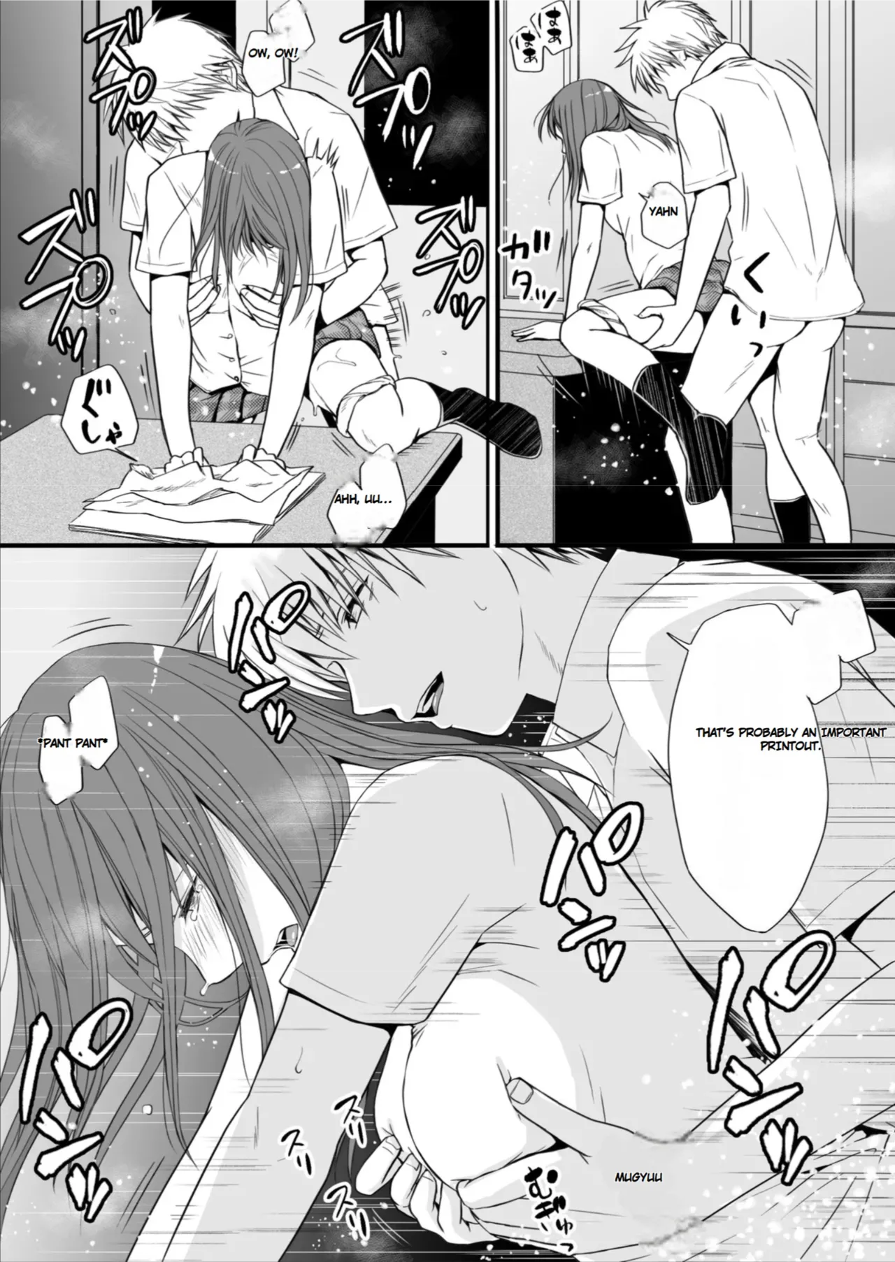 [Tsukuyomi]Sumata dake tte Itta no ni… Nurutto Sounyuusarechatta Yuutousei no Omocha | You Said It'd Just Be Grinding... But You Ended up Slipping It In. Now I'm Just the Top Student's Toy 3.[English] Page 36