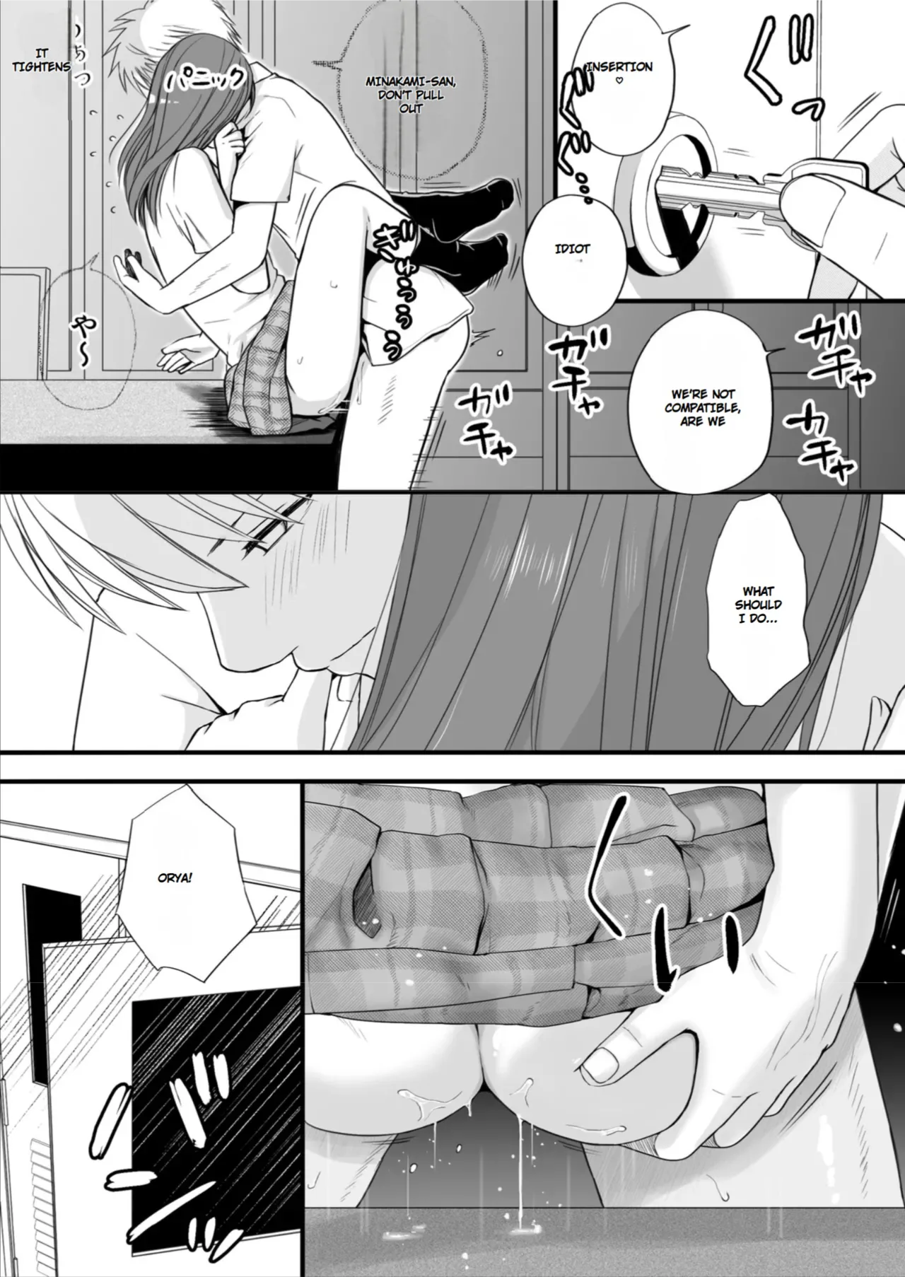 [Tsukuyomi]Sumata dake tte Itta no ni… Nurutto Sounyuusarechatta Yuutousei no Omocha | You Said It'd Just Be Grinding... But You Ended up Slipping It In. Now I'm Just the Top Student's Toy 3.[English] Page 40