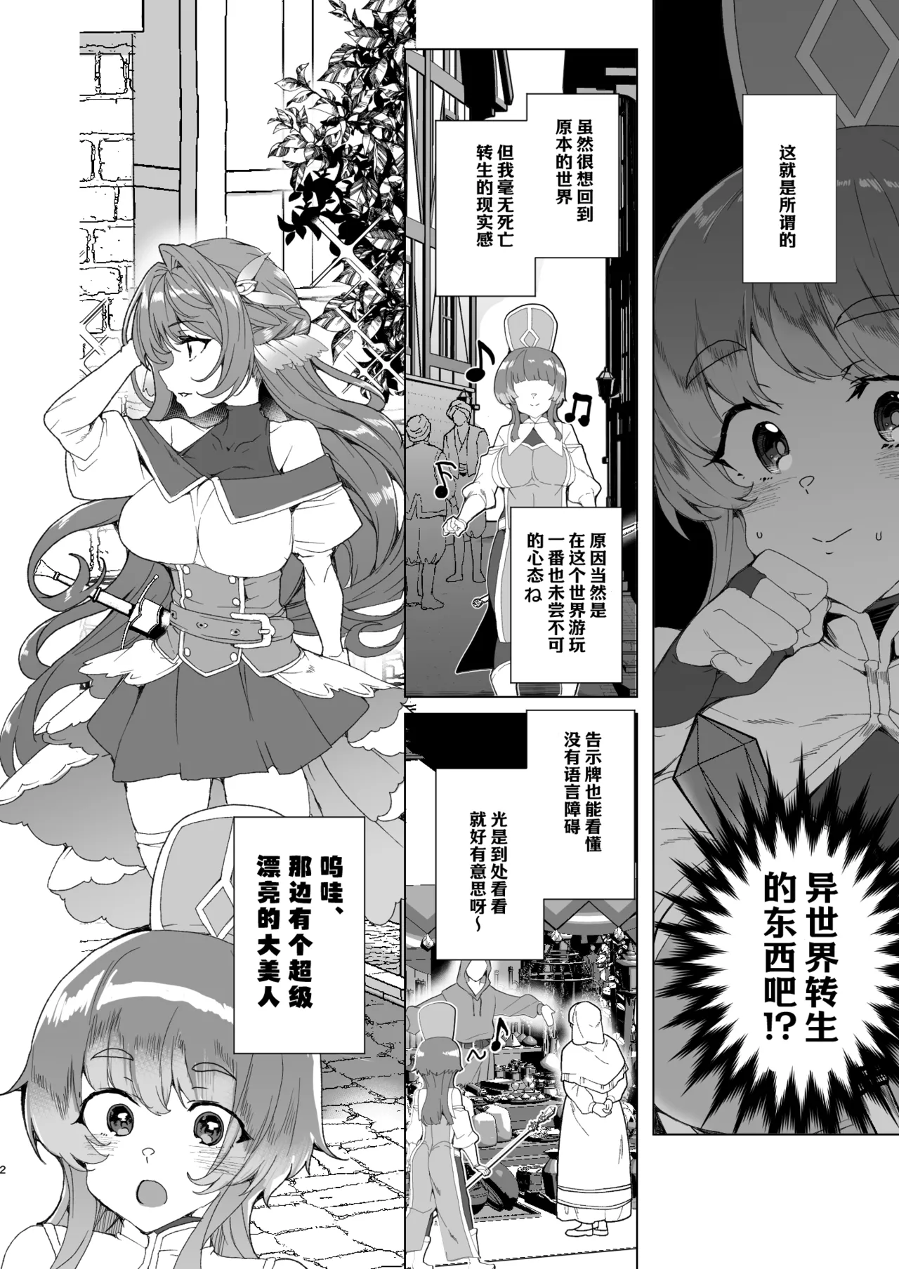 [Waffle Doumeiken (Tanaka Decilitre)]Doujin Eroge Tensei ~Mezametara Himekishi ni Natteita Ore wa Shojo Clear o Mezasu~ | 转生黄油~成为女儿身的我要以处女通关为目标~[Chinese] [Digital] Page 4
