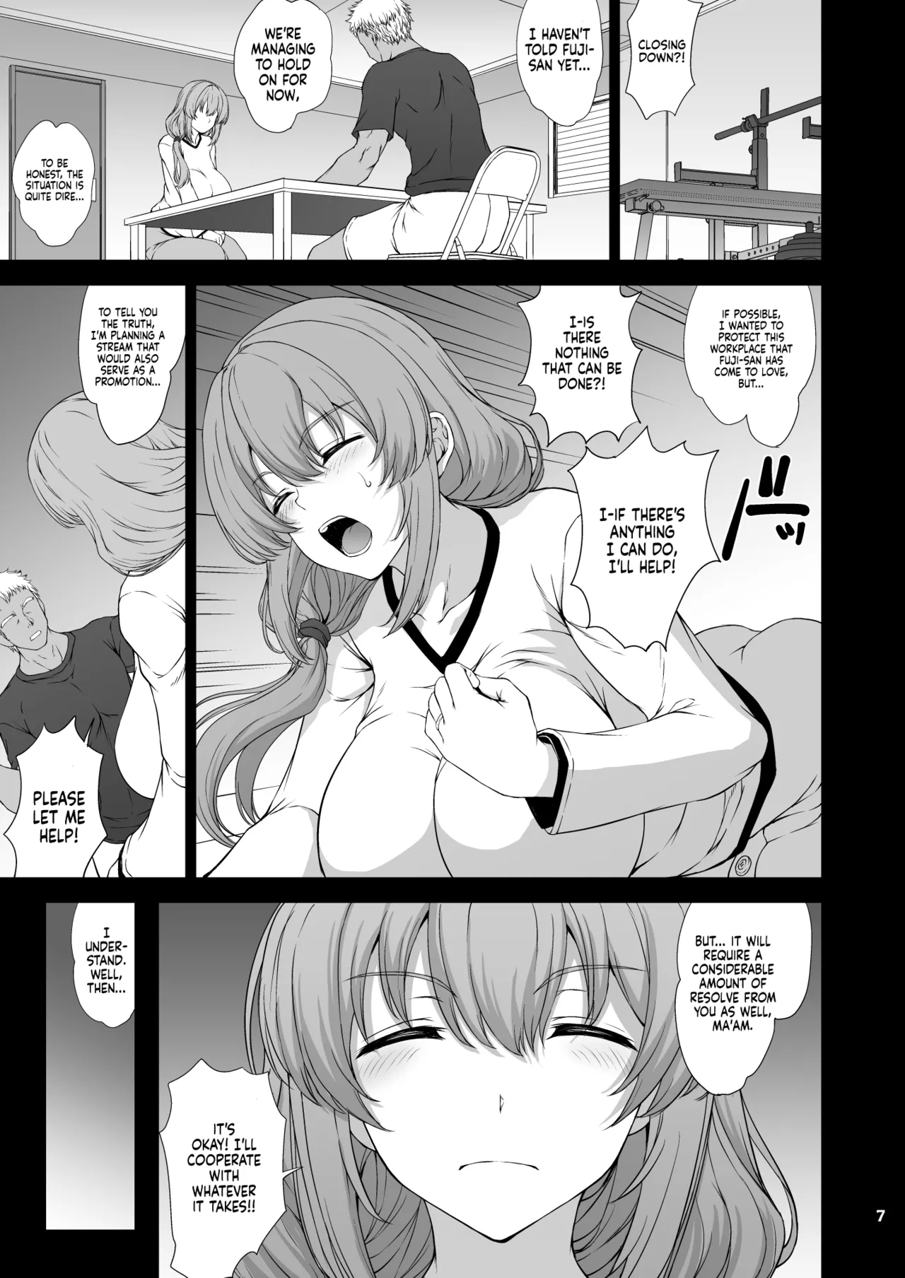 [Majimadou (Matou)]Damasare Shufu wa Dosukebe Ura Haishin de Ikihajisarashite Ganbaritai! | The Deceived Housewife Wants to Do Her Best While Shaming Herself on a Super-Lewd Underground Stream![English] [Sonarin迫] [Digital] Page 7