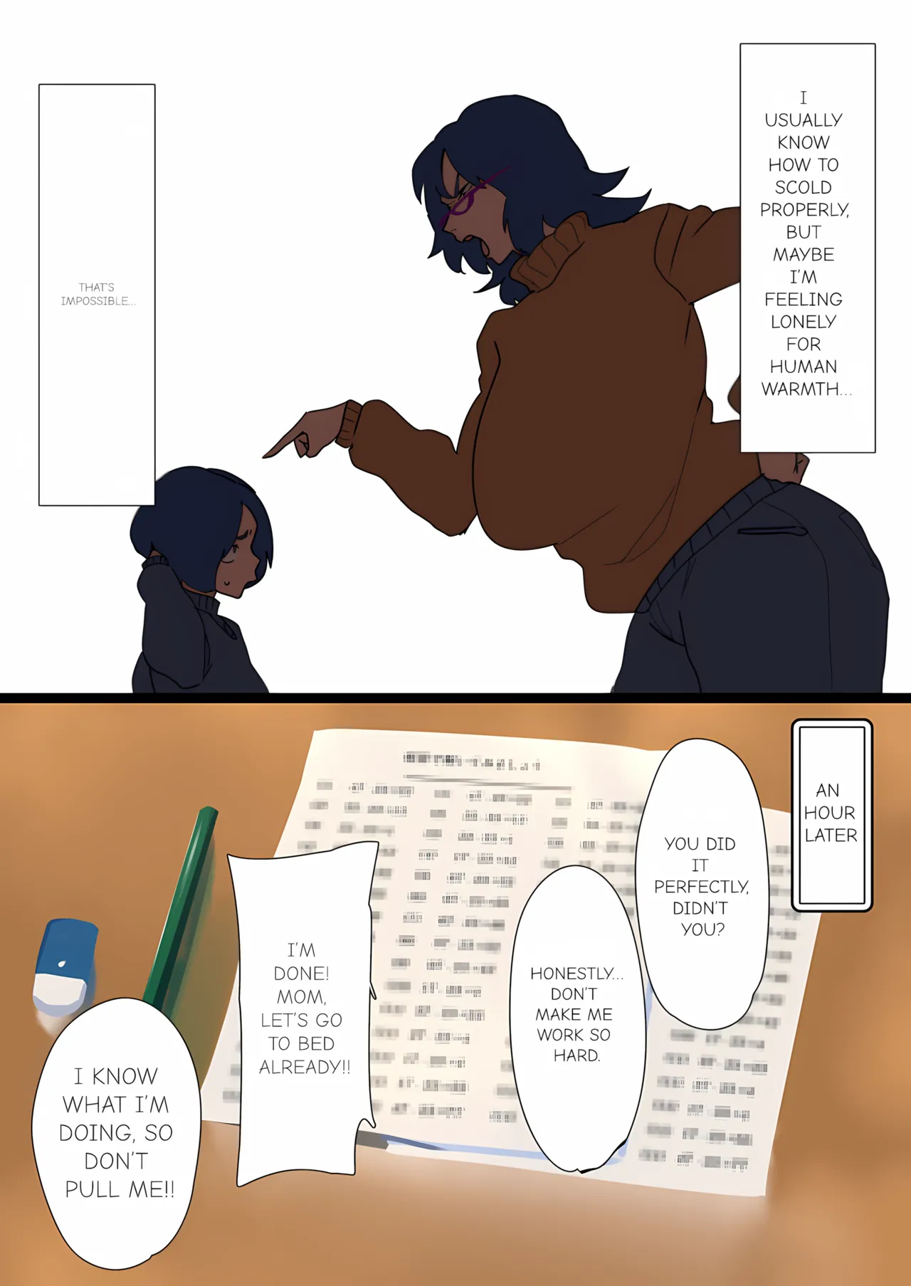 [MTL] (Ecoruby)Let's give a Strict Mom some color!! ~~A warm winter in the holiday season Page 4