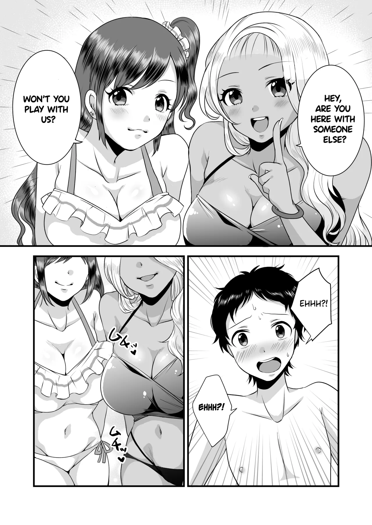 [Dokutoku no M (Sagano Katsuma, Akatsuki Shion)]Umibe no Gal no Doutei Asobi(M-o Muke Zasshifuu Doujinshi Dokutoku no Magazine Vol. 2) [English] Page 2
