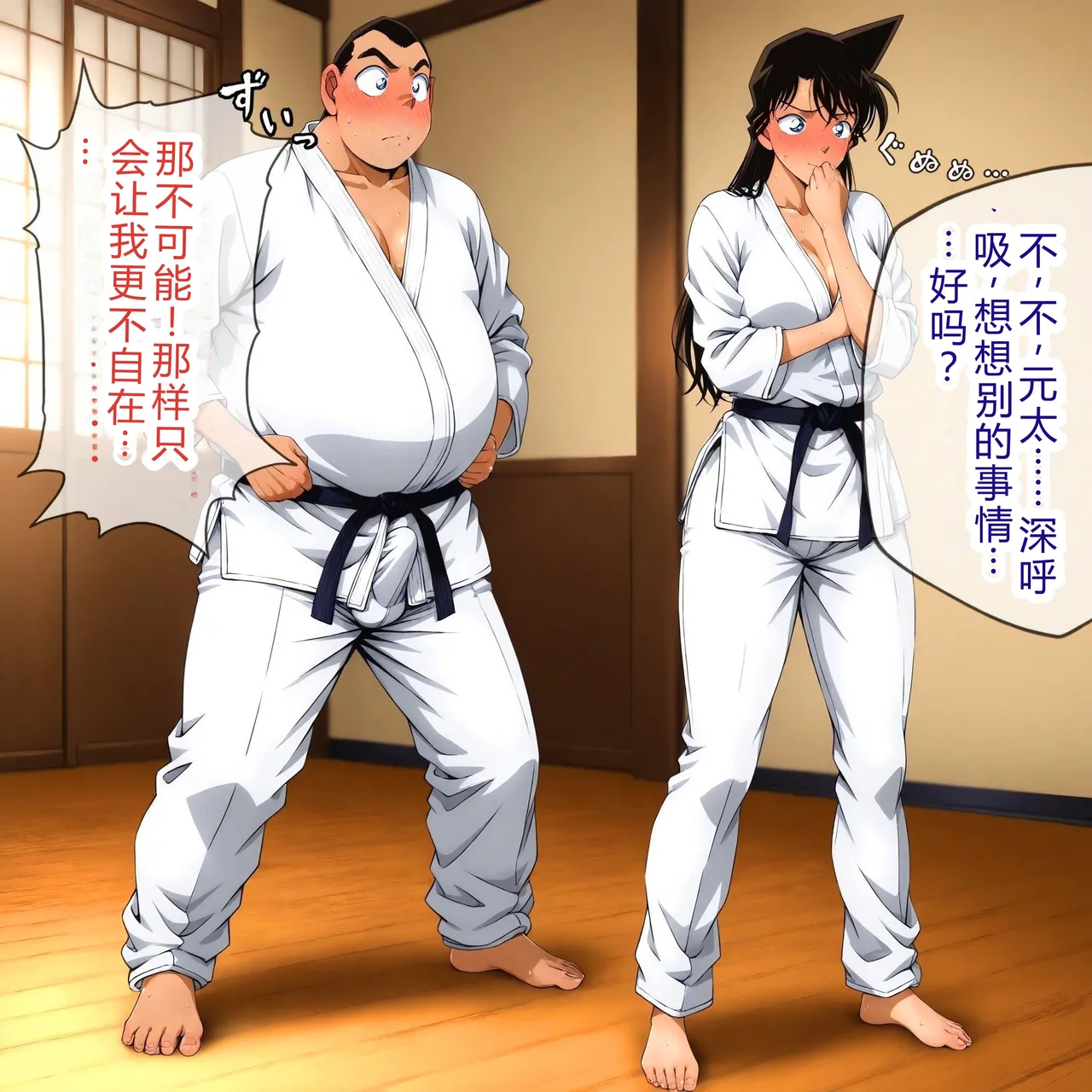 [RE YAMATEMAN]Gluttonous Kojima: The Black and White Doppelgänger[AI Generated] Page 21