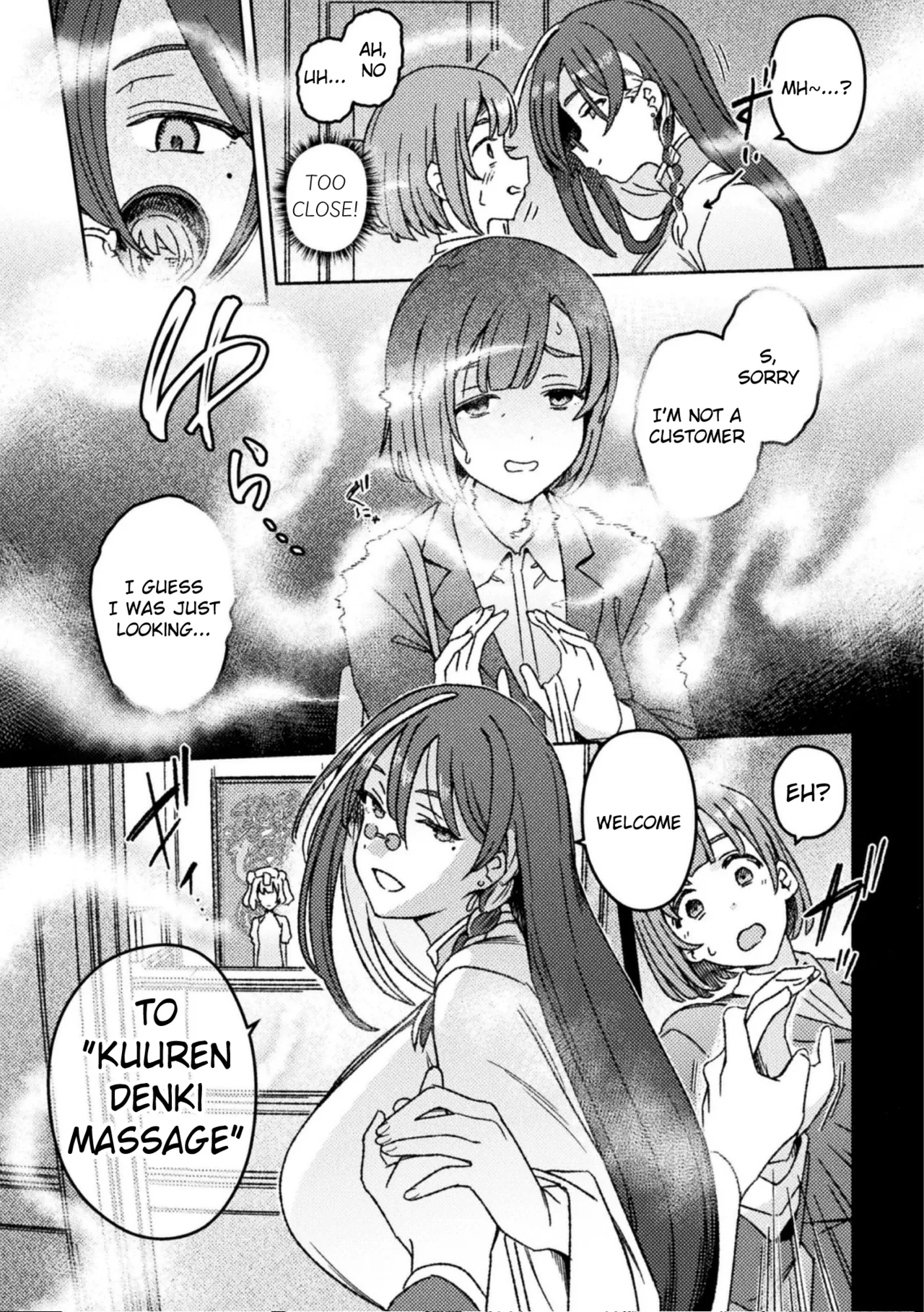 [Suimitsutou Koubou (Momo no Suidousui)]Futanari Detox ~Kuuren Denki Massage Parlor~ Chapter 1[English] Page 7