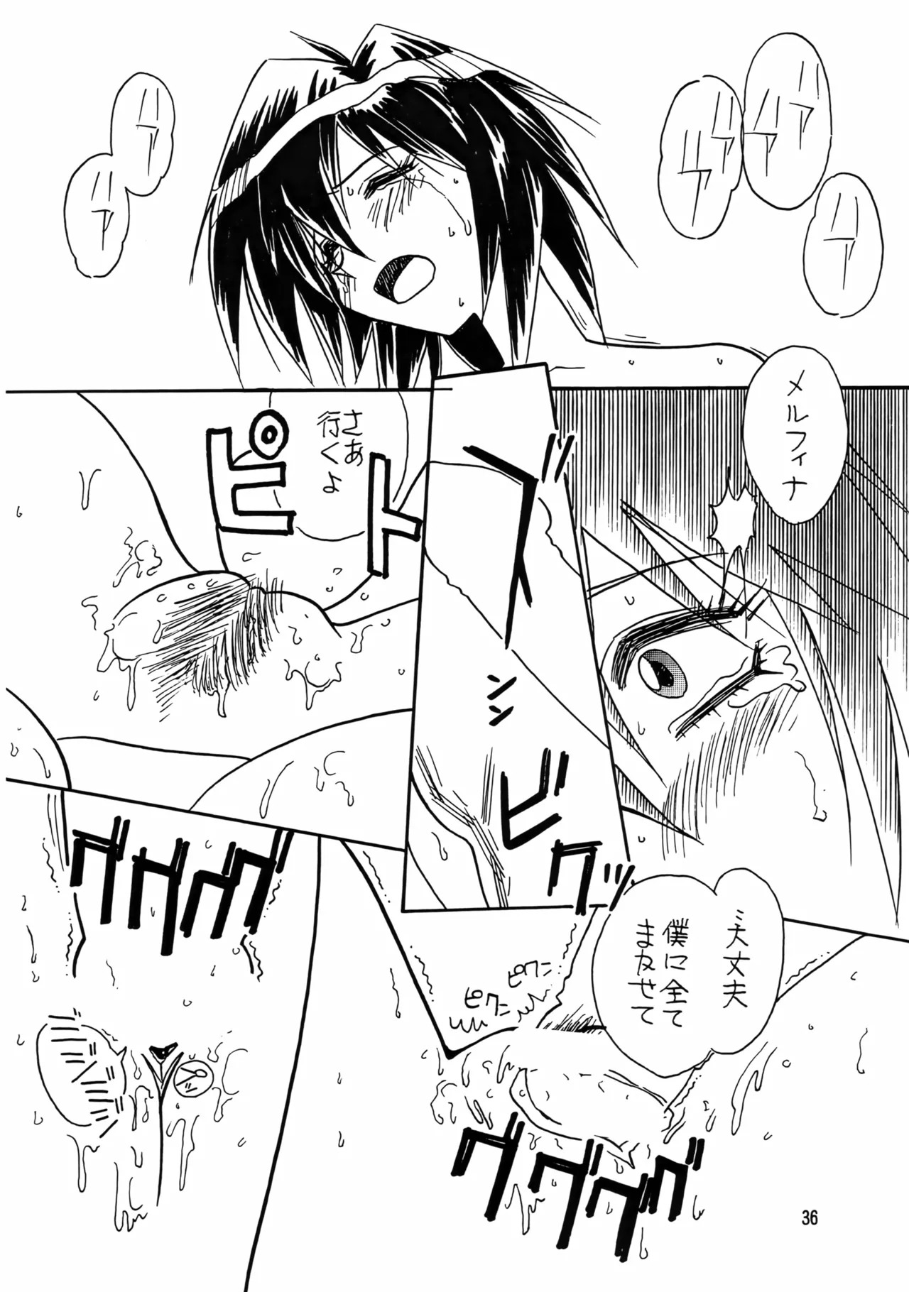 (C54) [Iwasaki Seihonsho (Iwasaki Akira)]Brew III(Seihou Bukyou Outlaw Star) Page 36