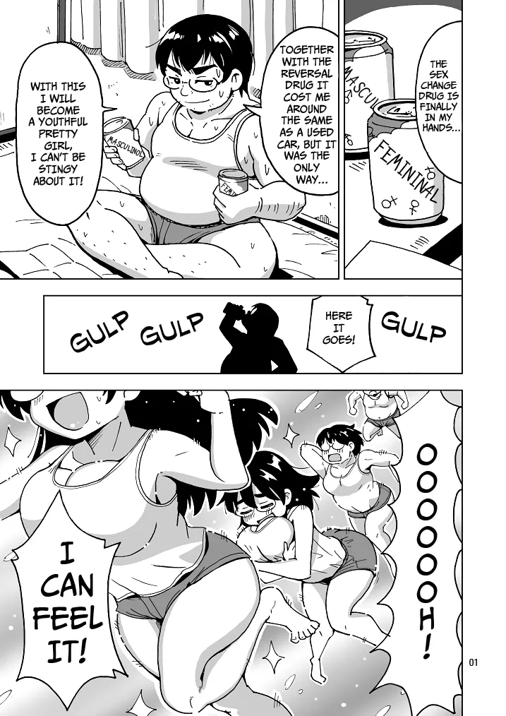 [Yoshida Gorou Shoukai (Yoshida Gorou)]Extremely Terrible News! I, a Man in My Thirties, Changed Sexes, But Remained in My Thirties![Digital] [English] Page 2