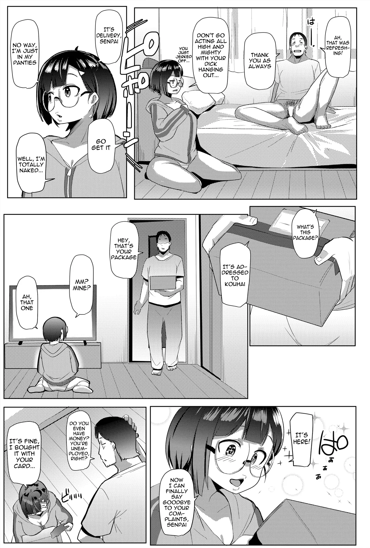[Hitsuji Kikaku (Muneshiro)]Kouhai in the Home[English] [meganekun_tl] [Digital] Page 11